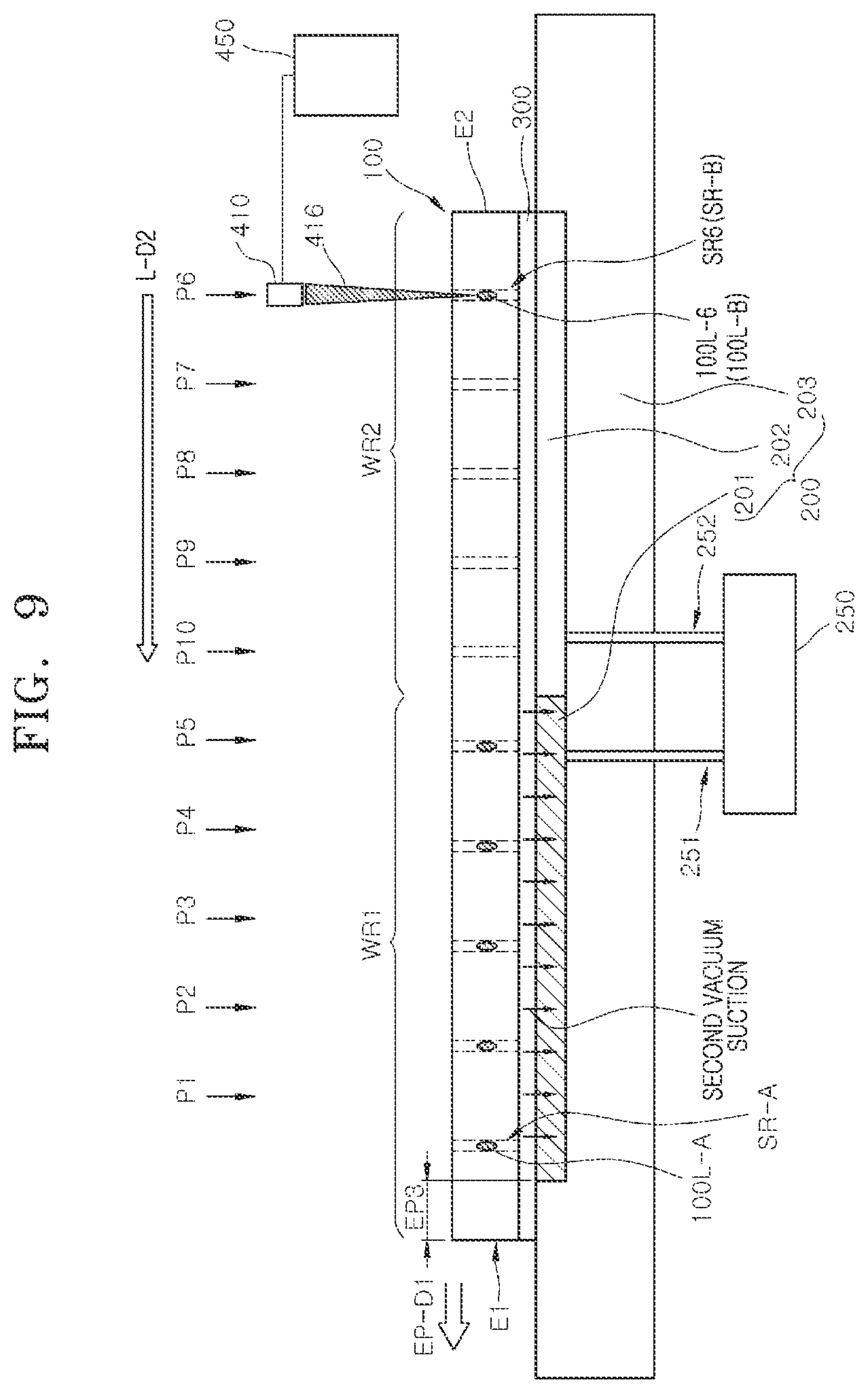 Patent US12107009 Figure 9 – Method of dicing wafer forming modified layer in chucked wafer