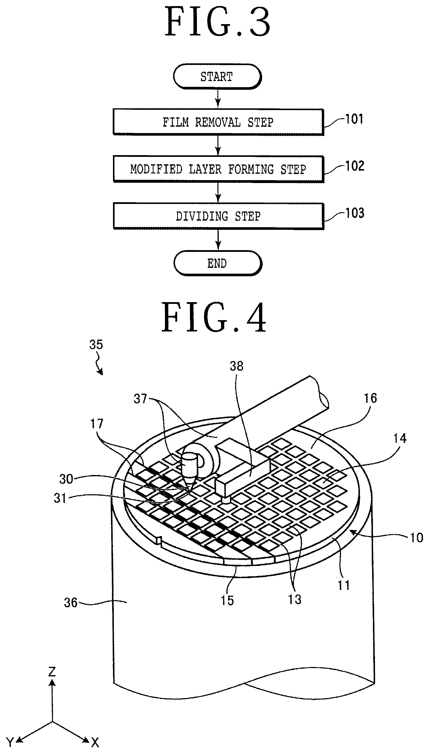 Patent US12107010 Figure 2 – Manufacturing method of device chip
