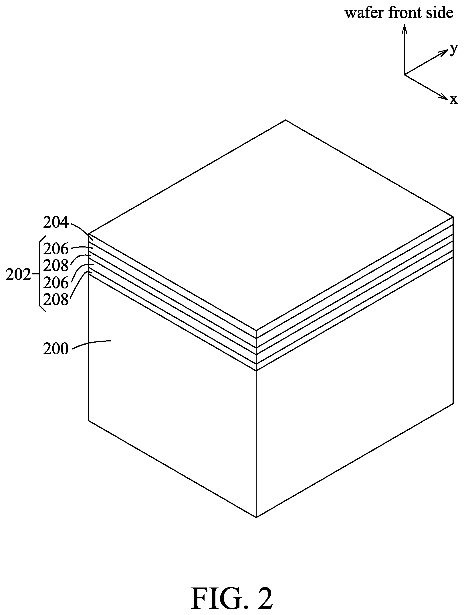 Patent US12107011 Figure 2 – Method for fabricating a semiconductor device