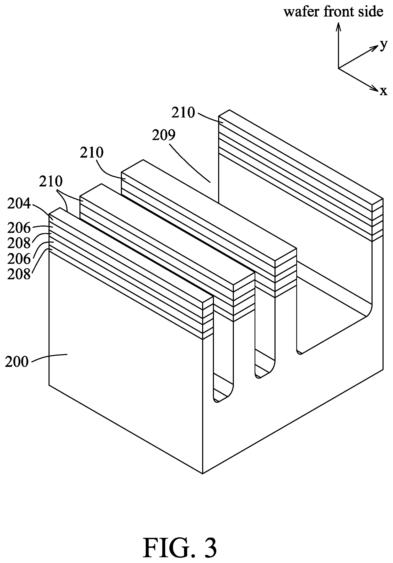 Patent US12107011 Figure 3 – Method for fabricating a semiconductor device