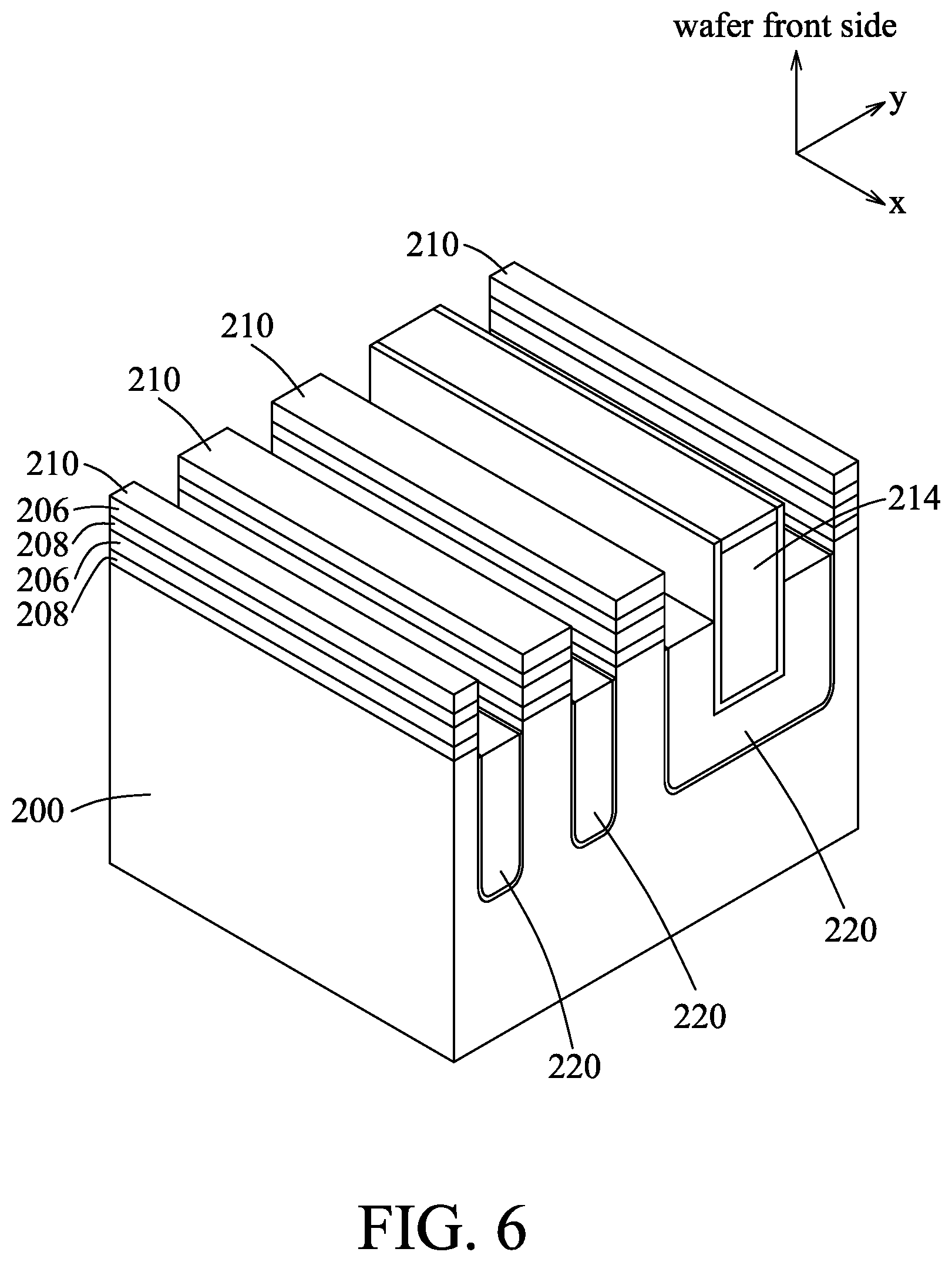 Patent US12107011 Figure 6 – Method for fabricating a semiconductor device