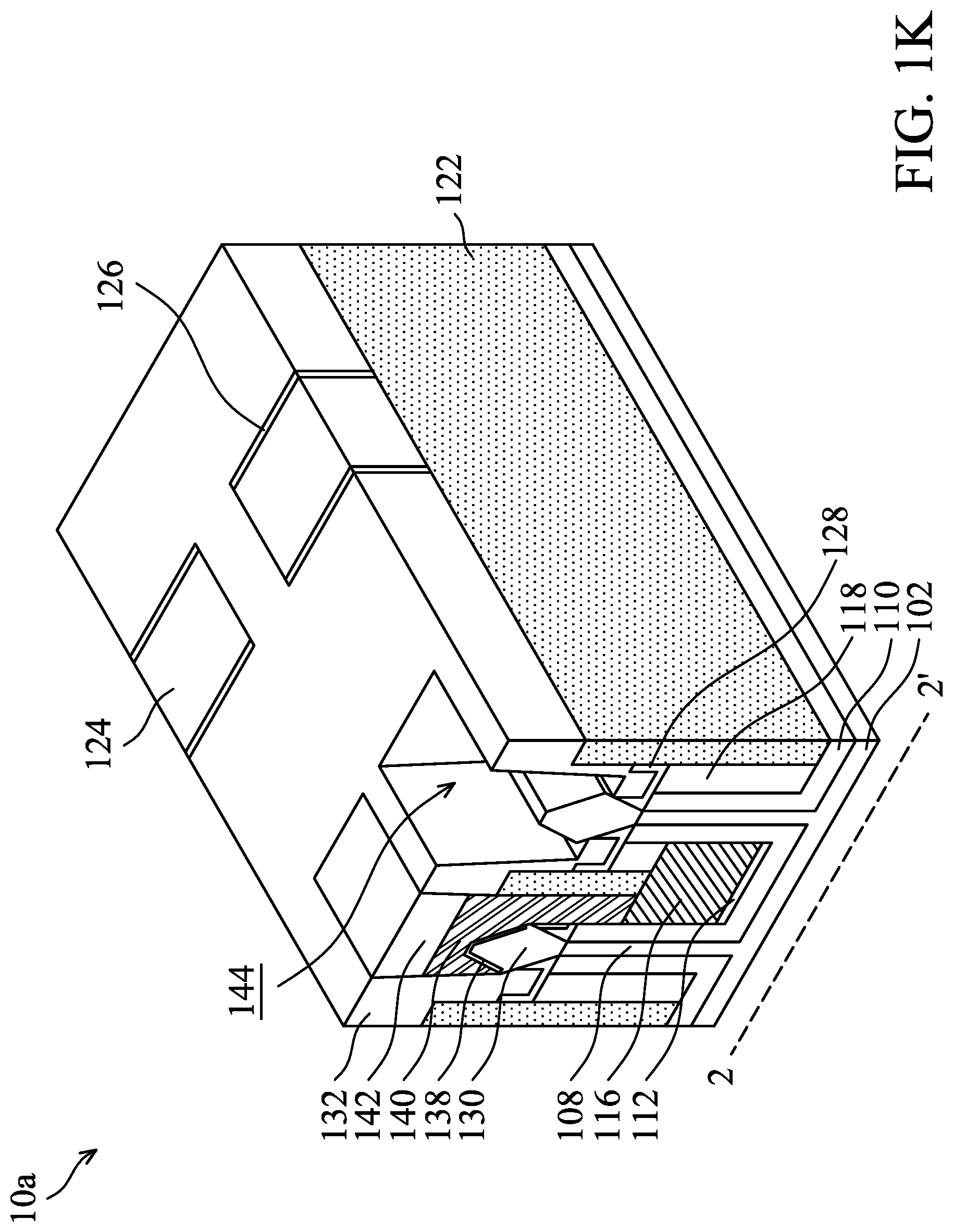 Patent US12107012 Figure 11 – Method for forming fin field effect transistor device structure
