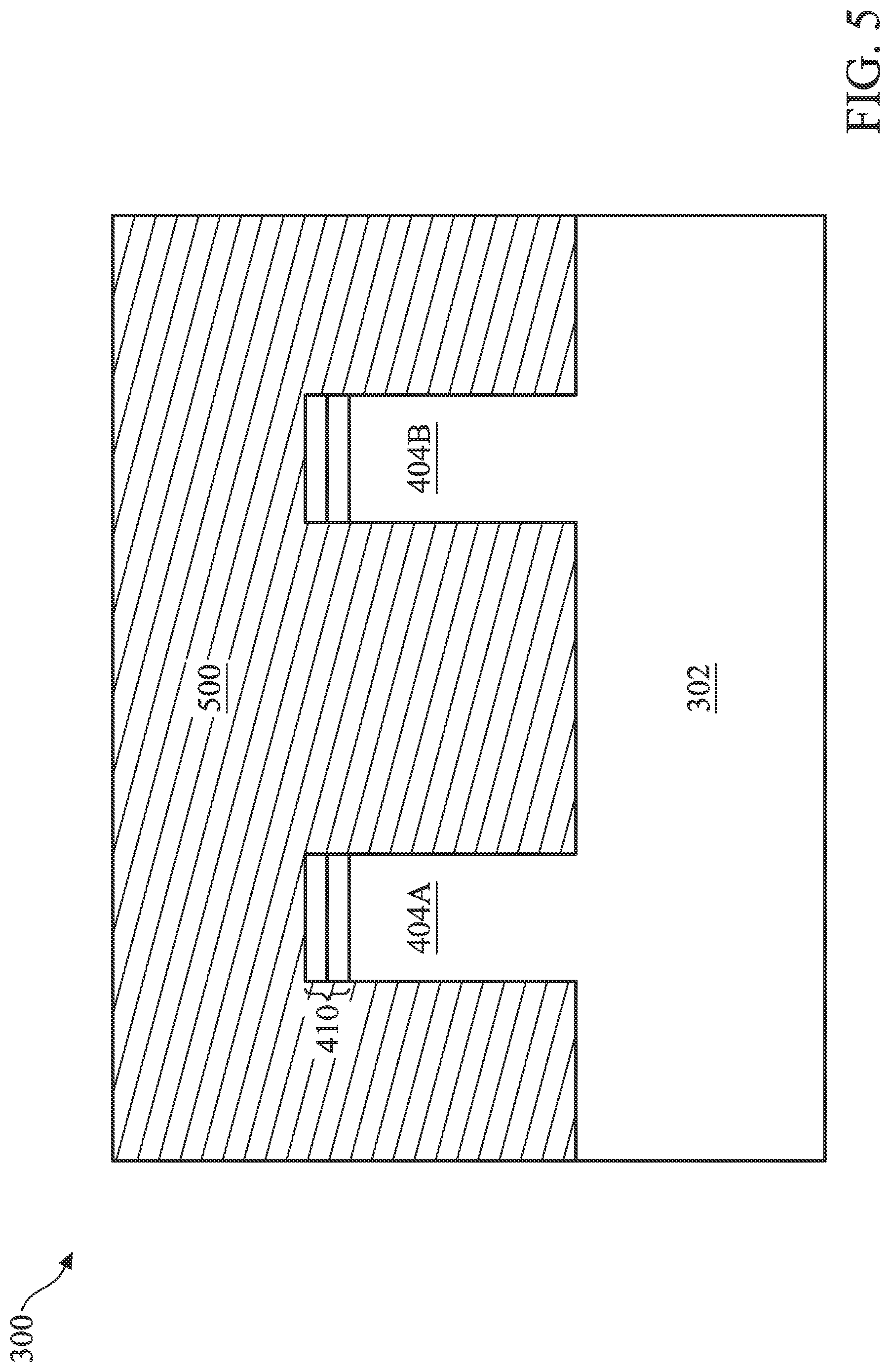 Patent US12107013 Figure 5 – Semiconductor devices and methods of manufacturing thereof