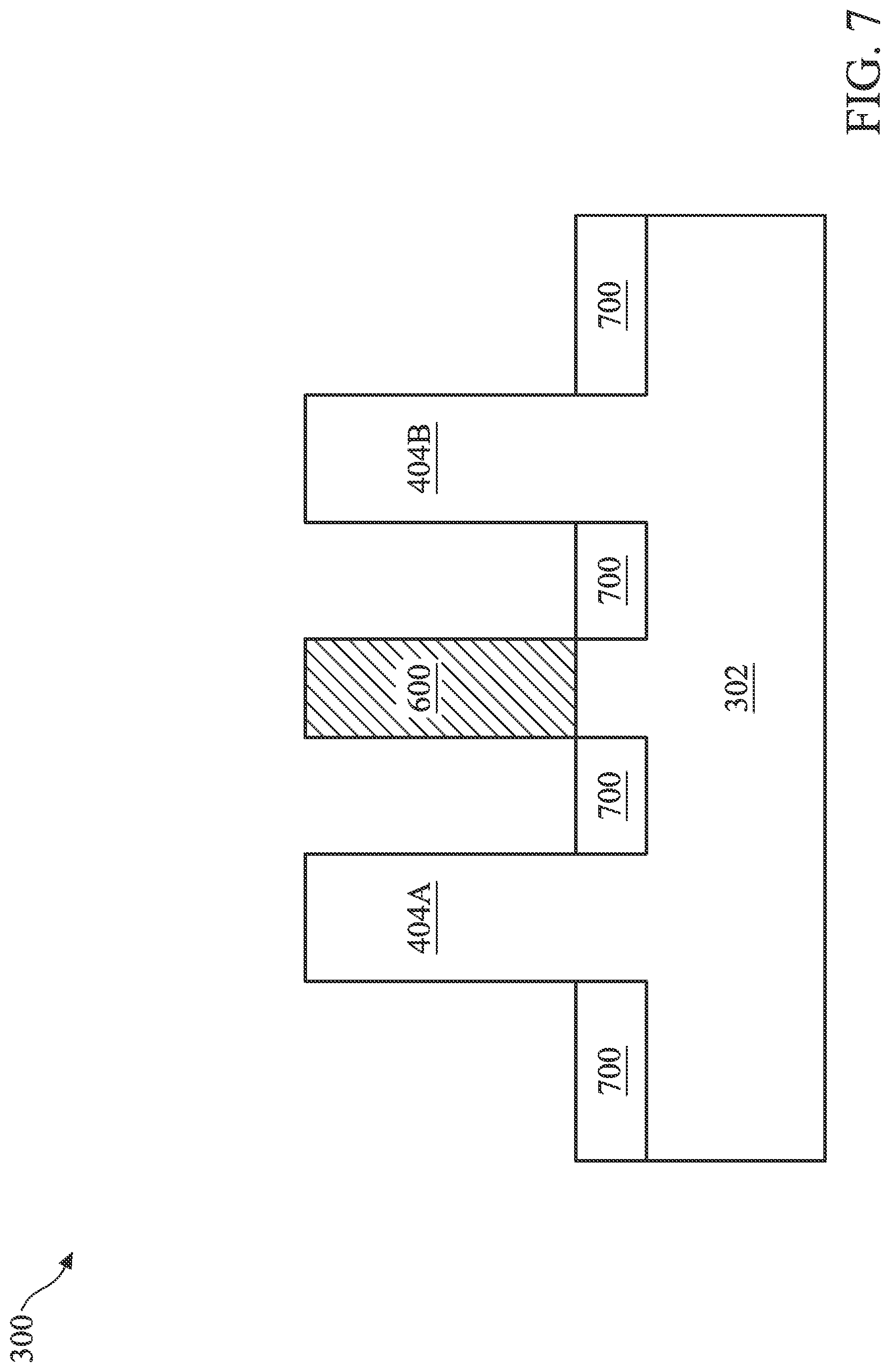 Patent US12107013 Figure 7 – Semiconductor devices and methods of manufacturing thereof