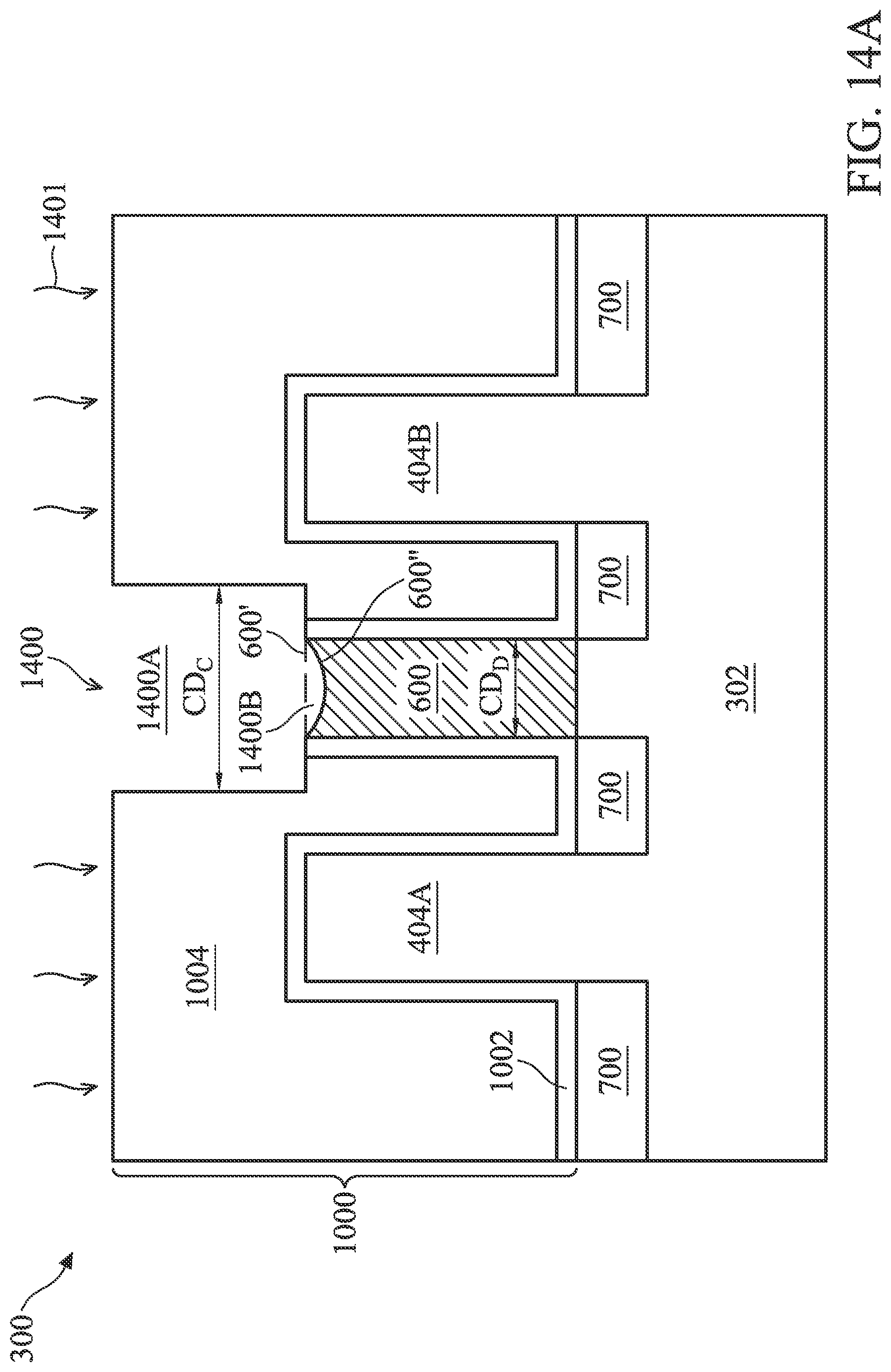Patent US12107013 Figure 14 – Semiconductor devices and methods of manufacturing thereof