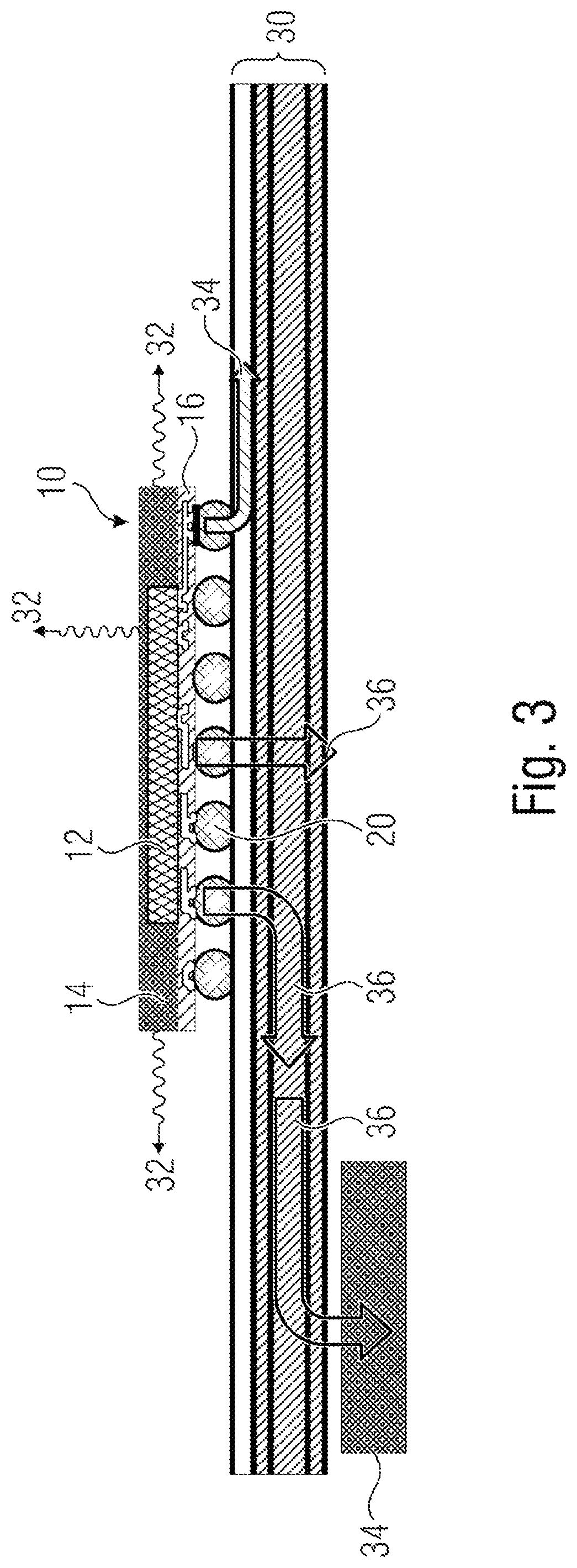 Patent US12107026 Figure 2 – Circuit arrangement with a thermal interface