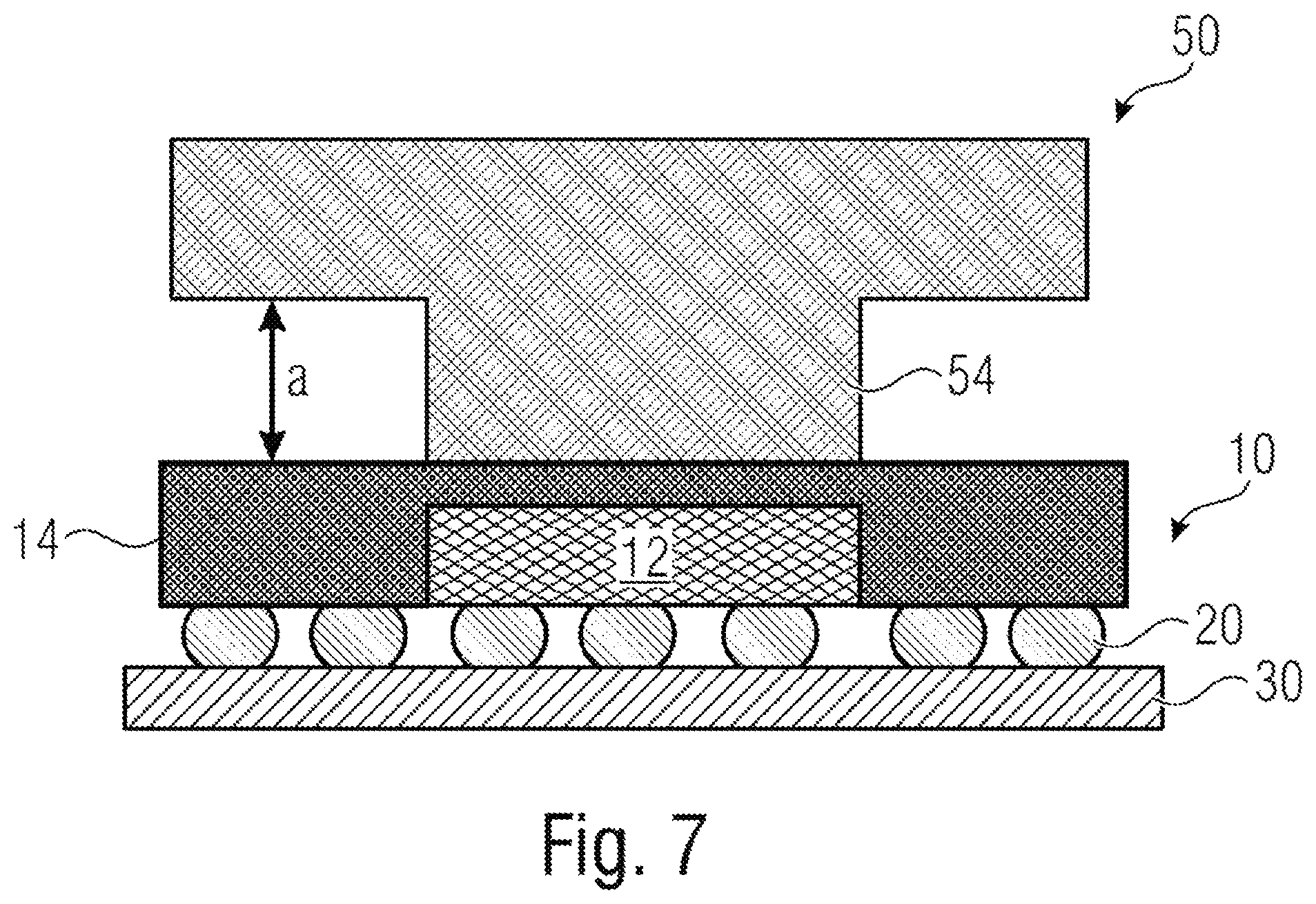Patent US12107026 Figure 5 – Circuit arrangement with a thermal interface