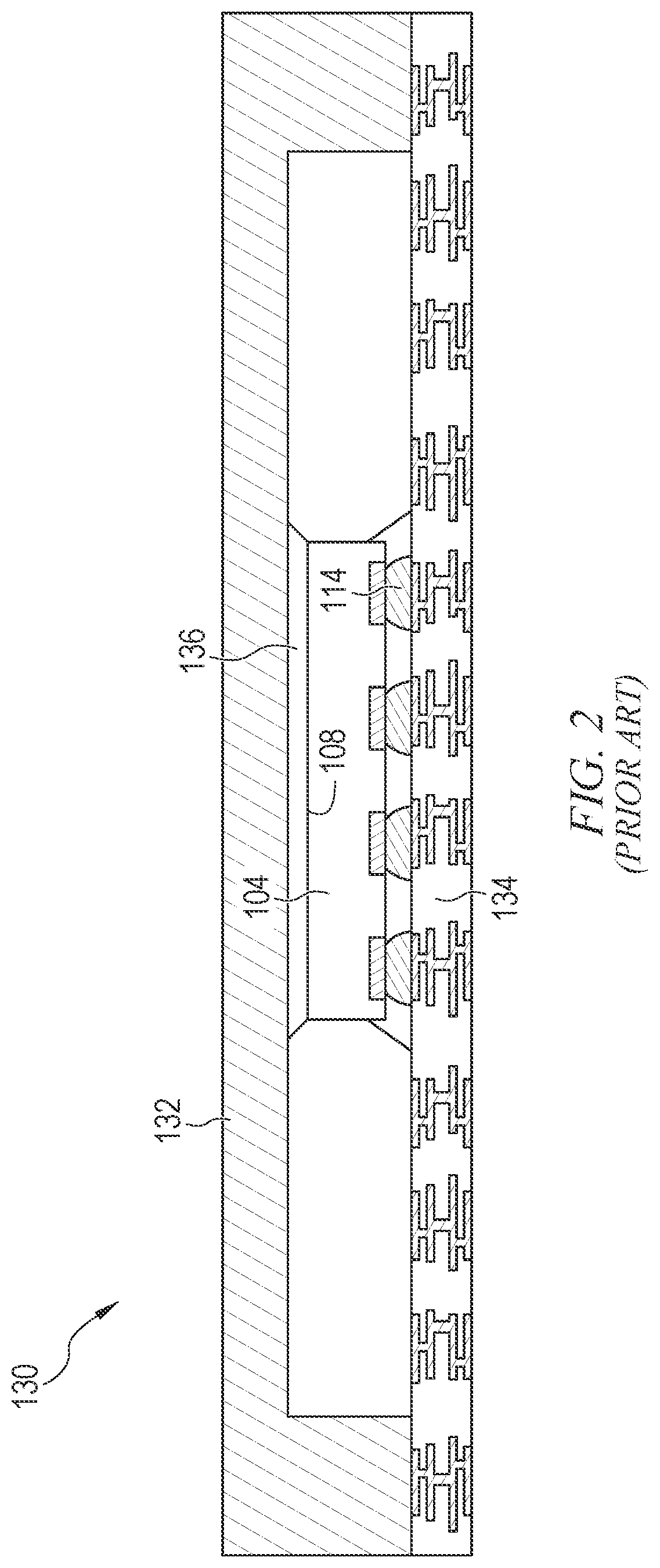 Patent US12107028 Figure 2 – Thermally enhanced FCBGA package