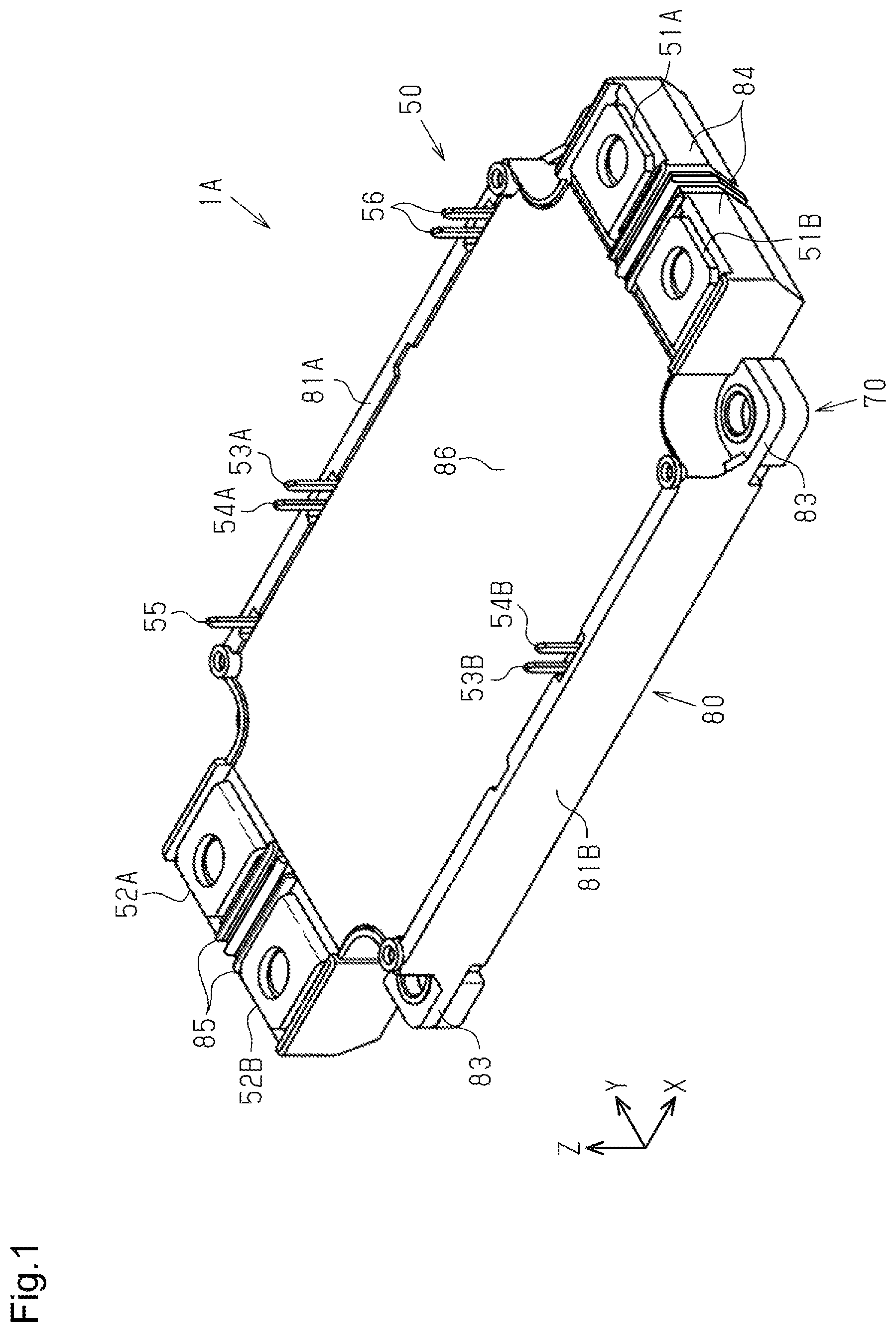 Patent US12107029 Figure 1 – Power module with graphite plate