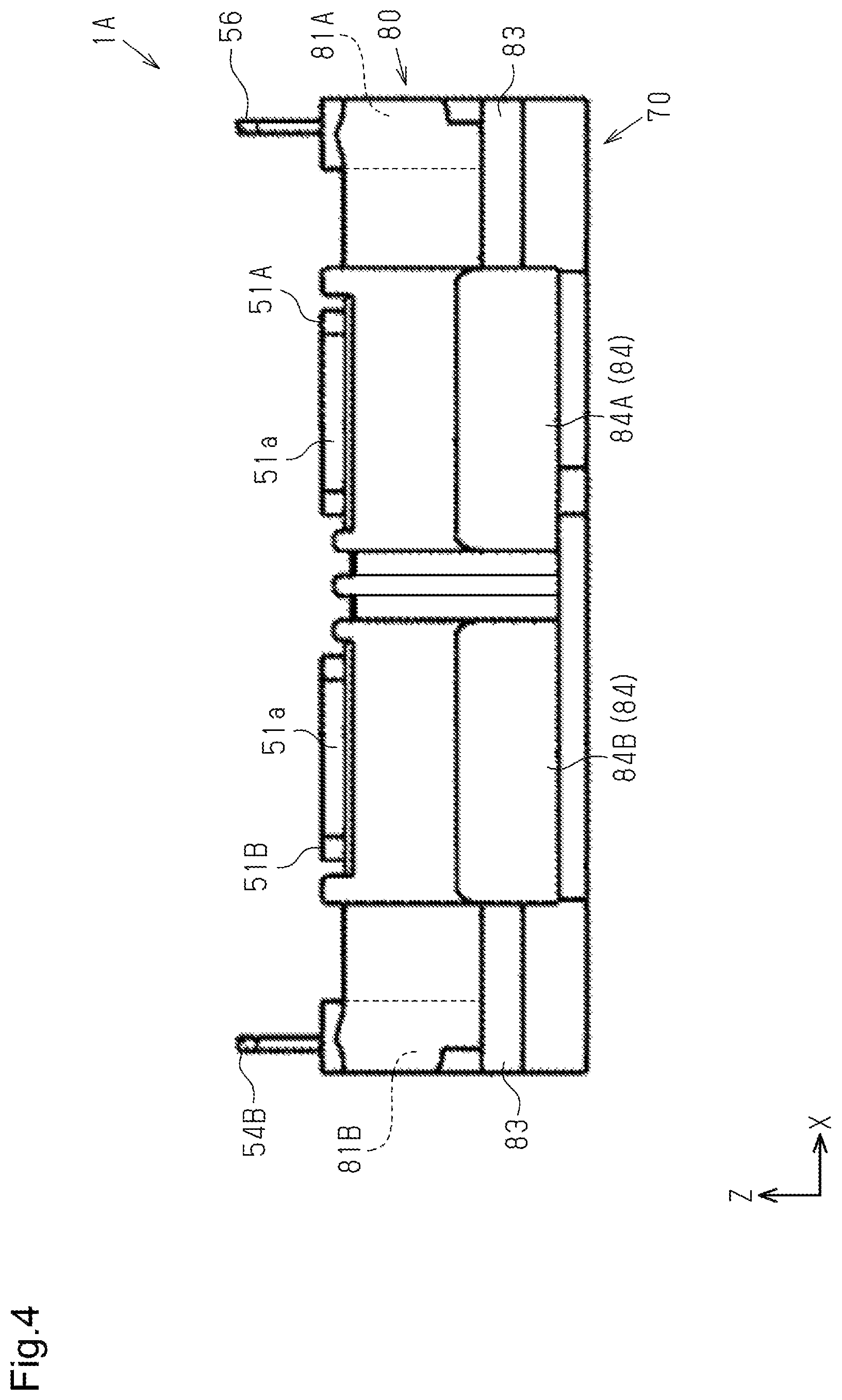 Patent US12107029 Figure 4 – Power module with graphite plate