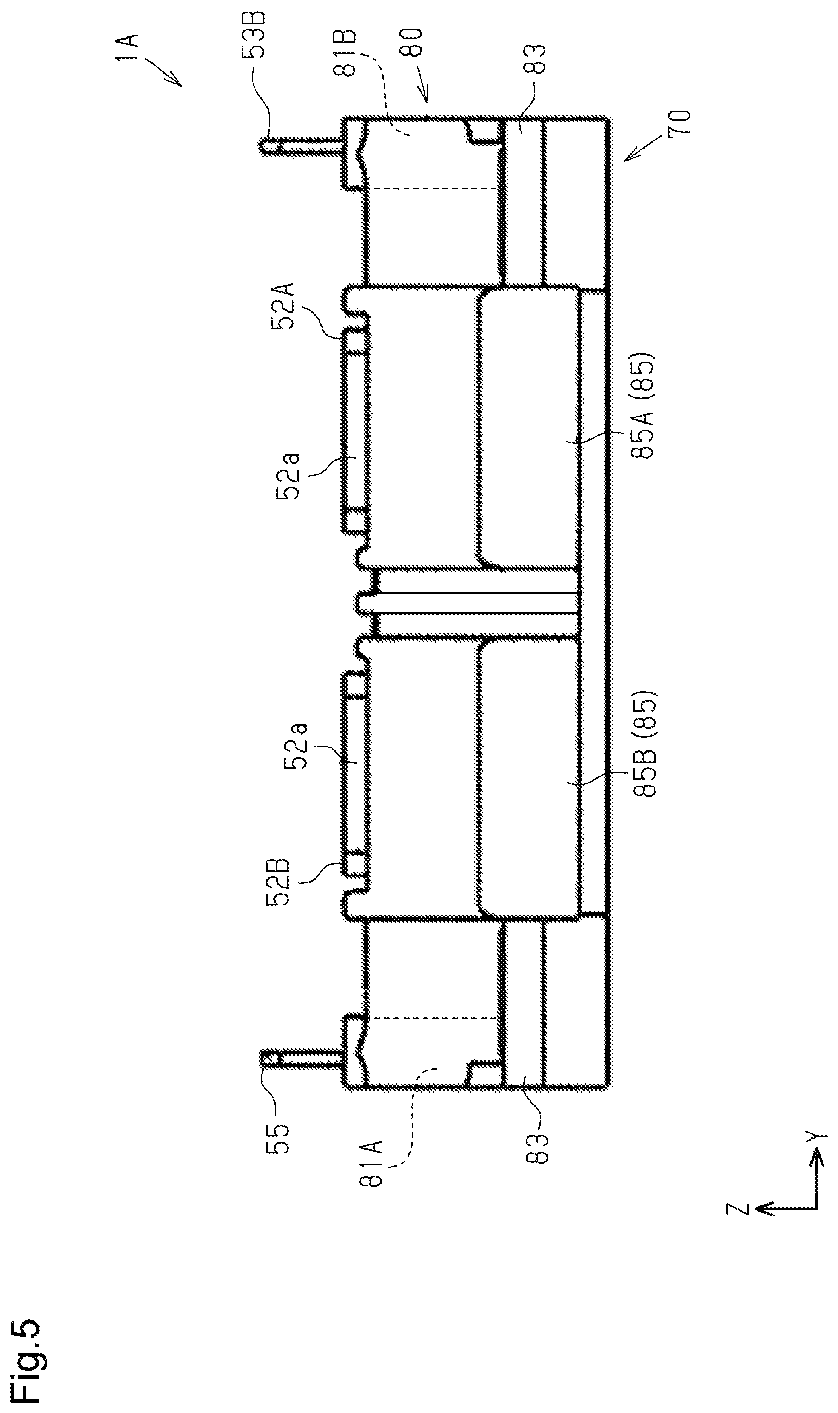 Patent US12107029 Figure 5 – Power module with graphite plate