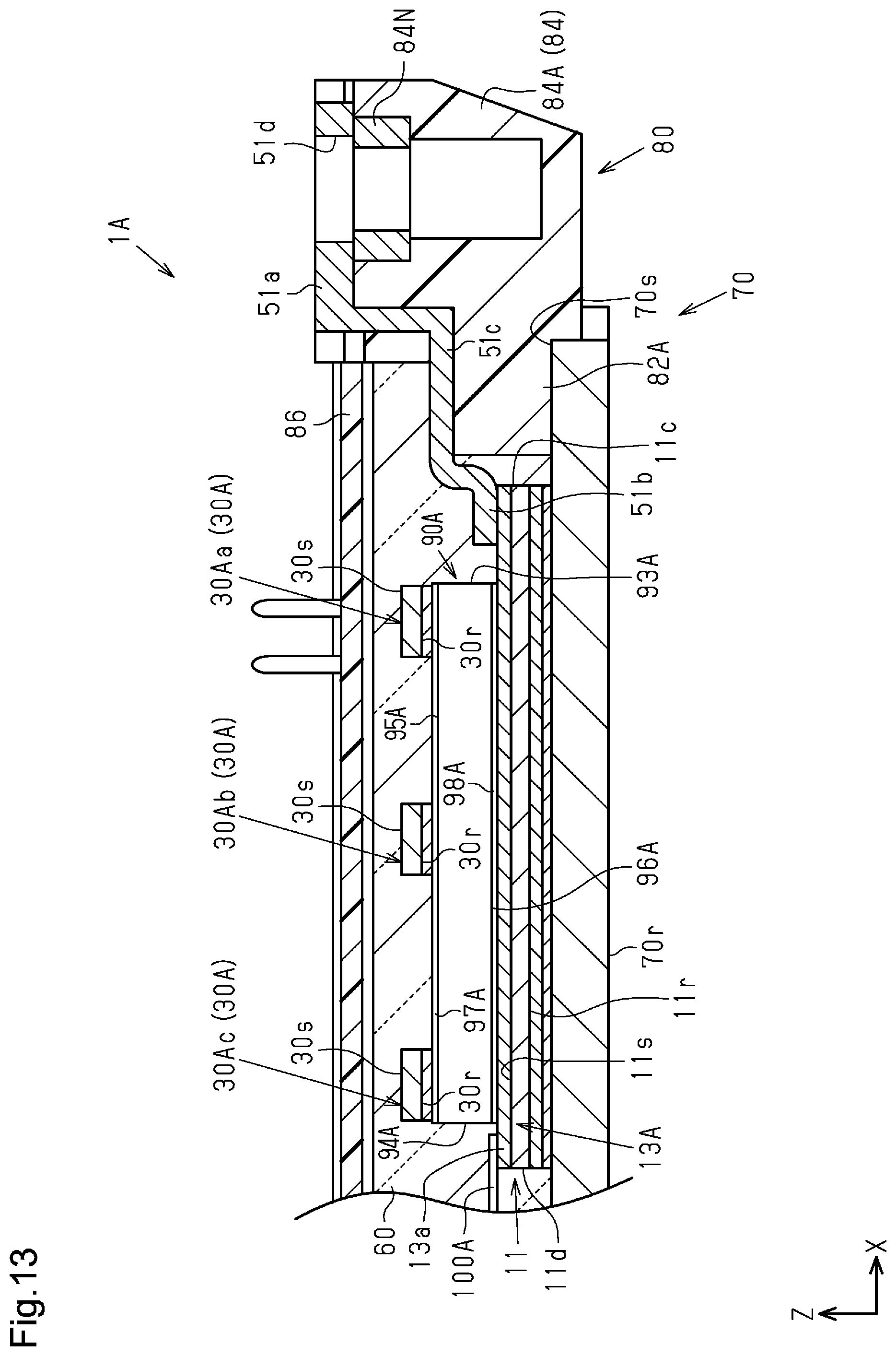 Patent US12107029 Figure 13 – Power module with graphite plate