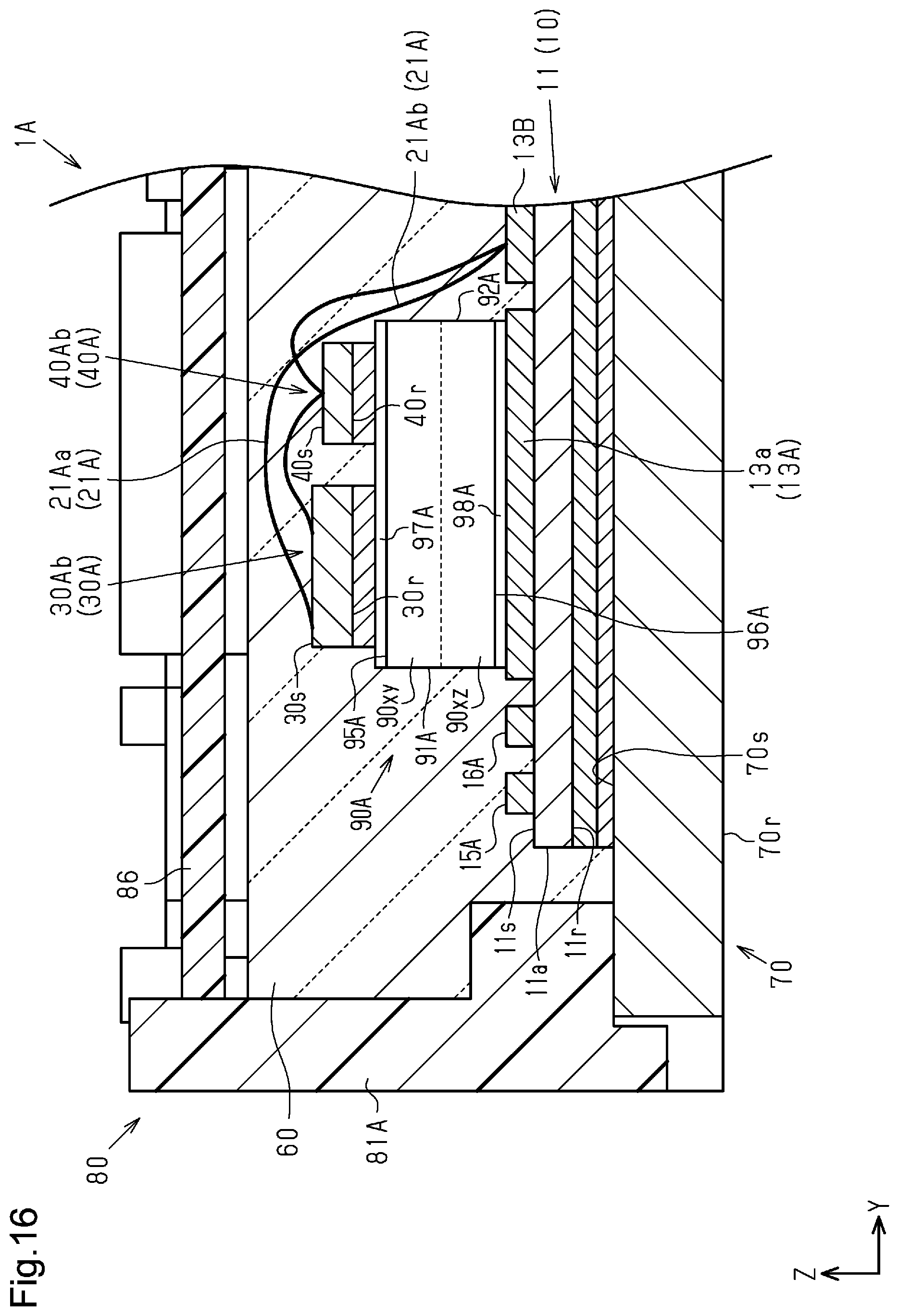 Patent US12107029 Figure 16 – Power module with graphite plate