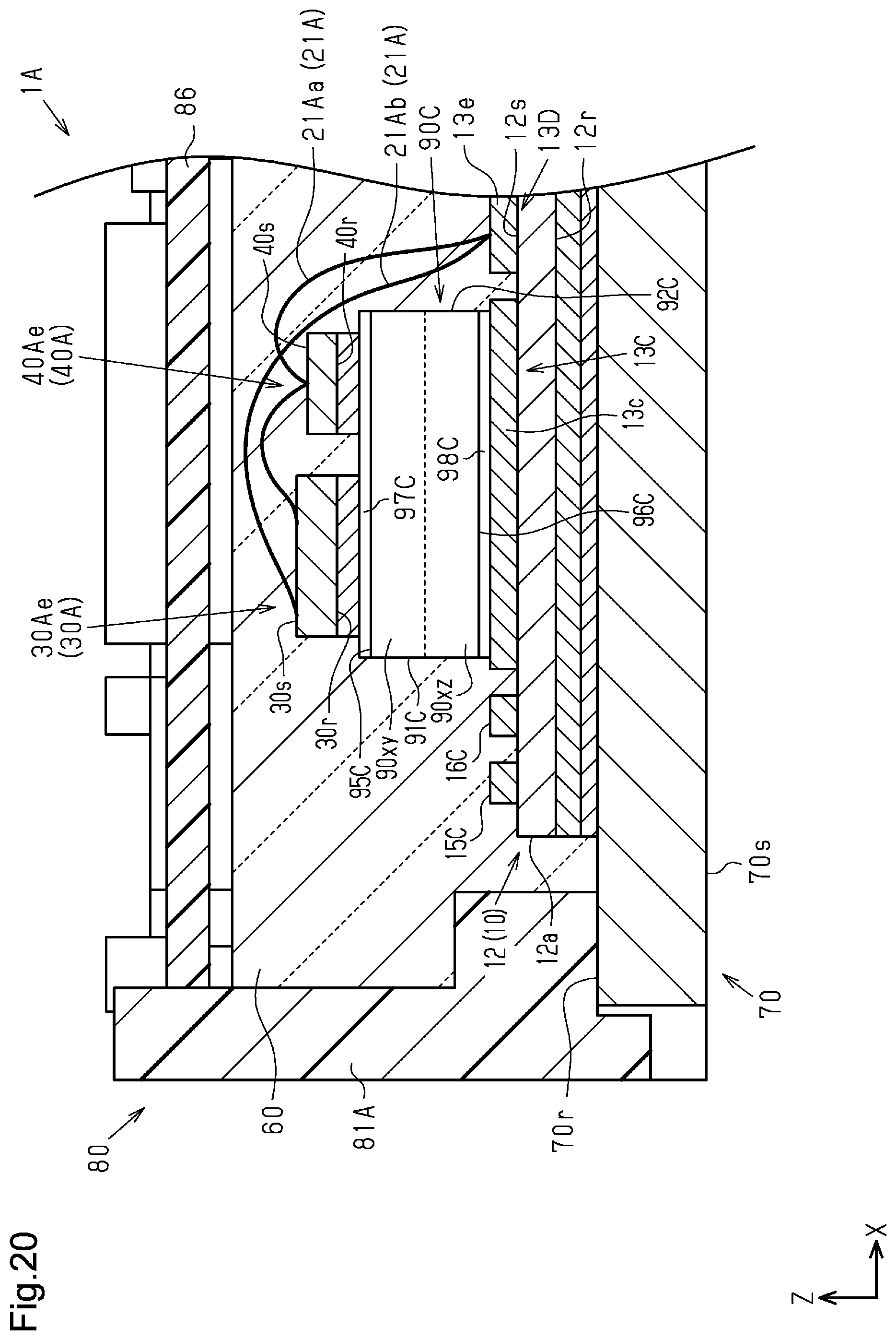 Patent US12107029 Figure 20 – Power module with graphite plate