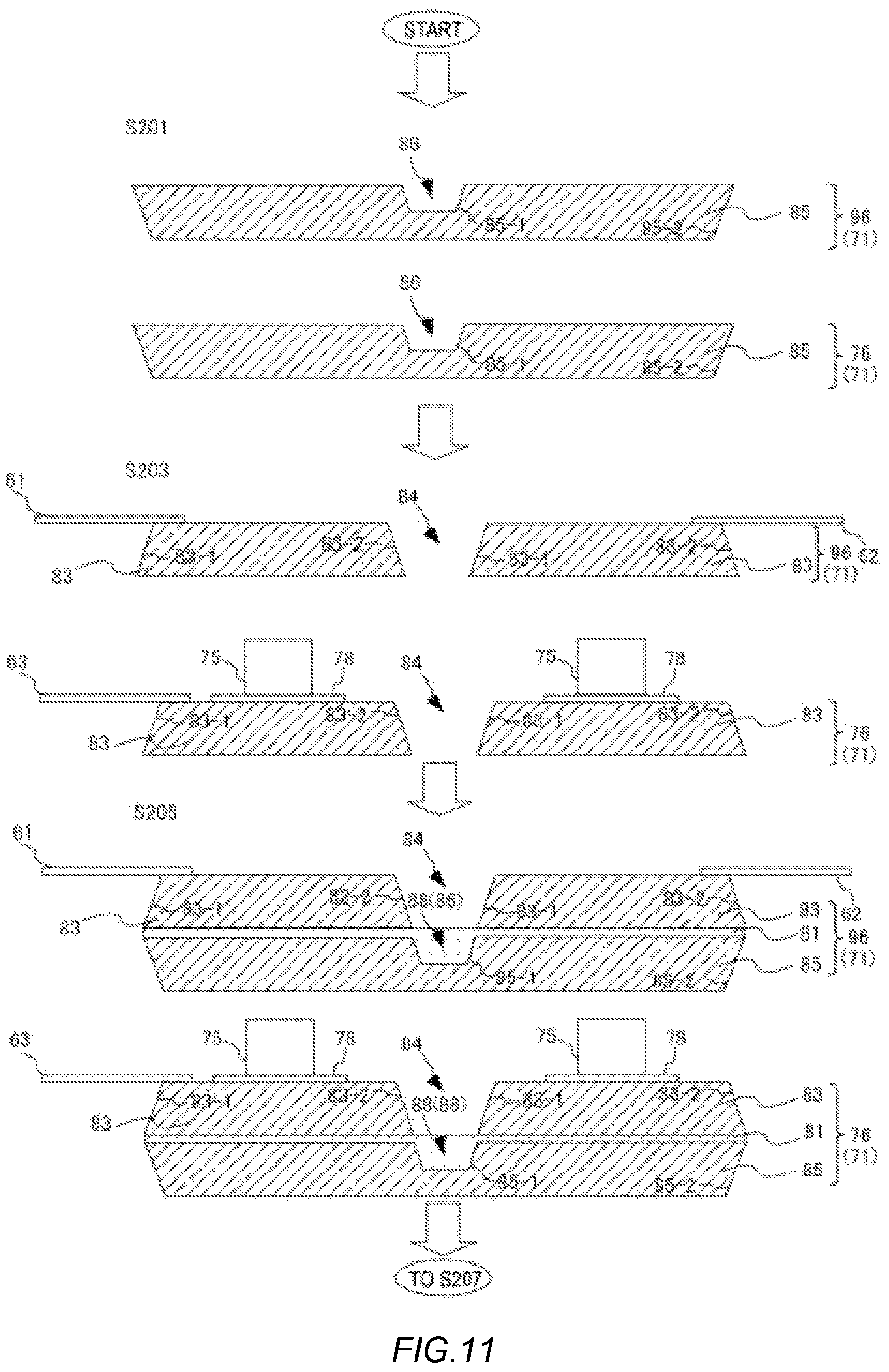 Patent US12107030 Figure 19 – Semiconductor device, semiconductor module, vehicle, and manufacturing method of semiconductor device