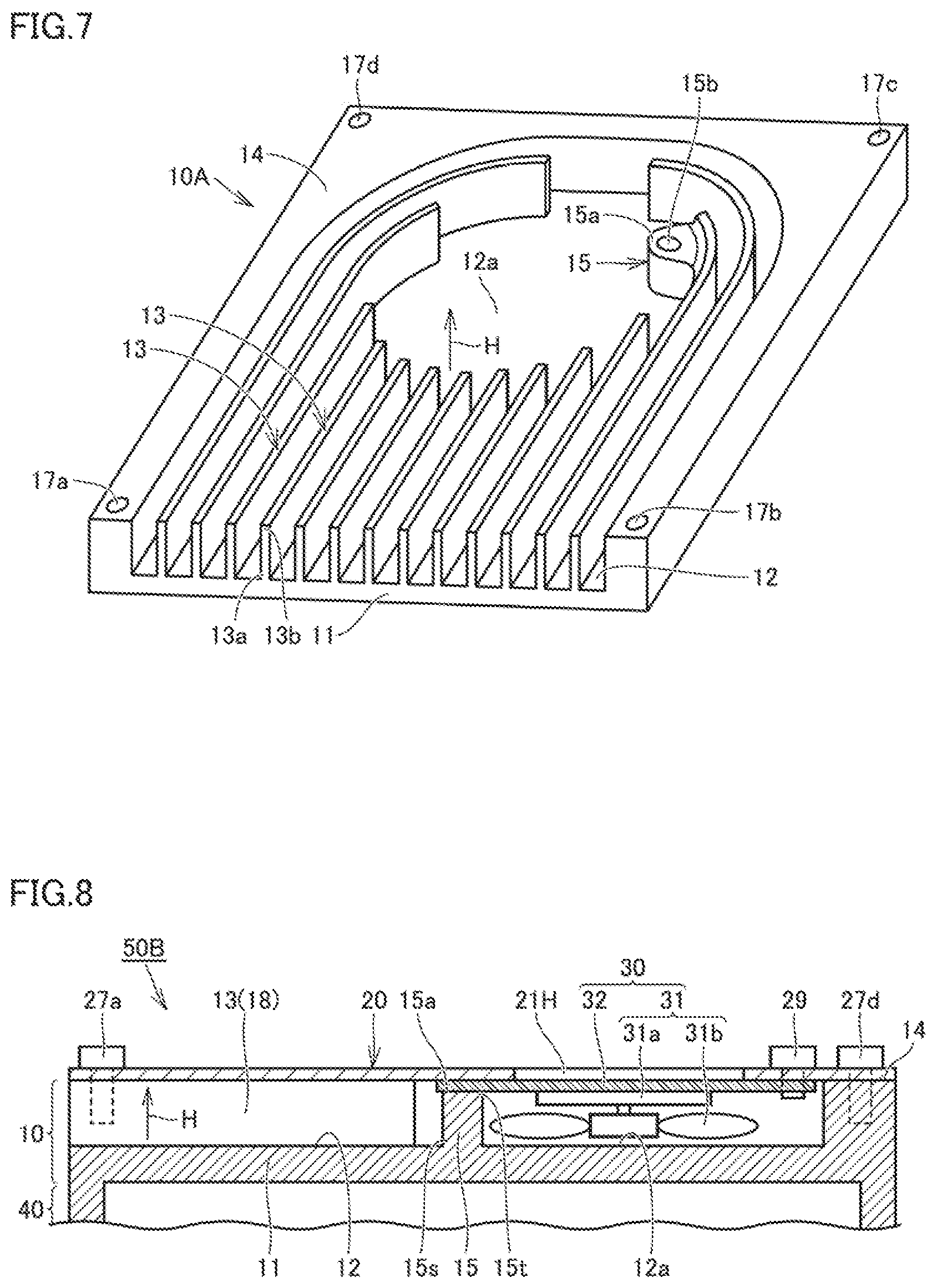 Patent US12107033 Figure 4 – Cooling structure and electrical apparatus
