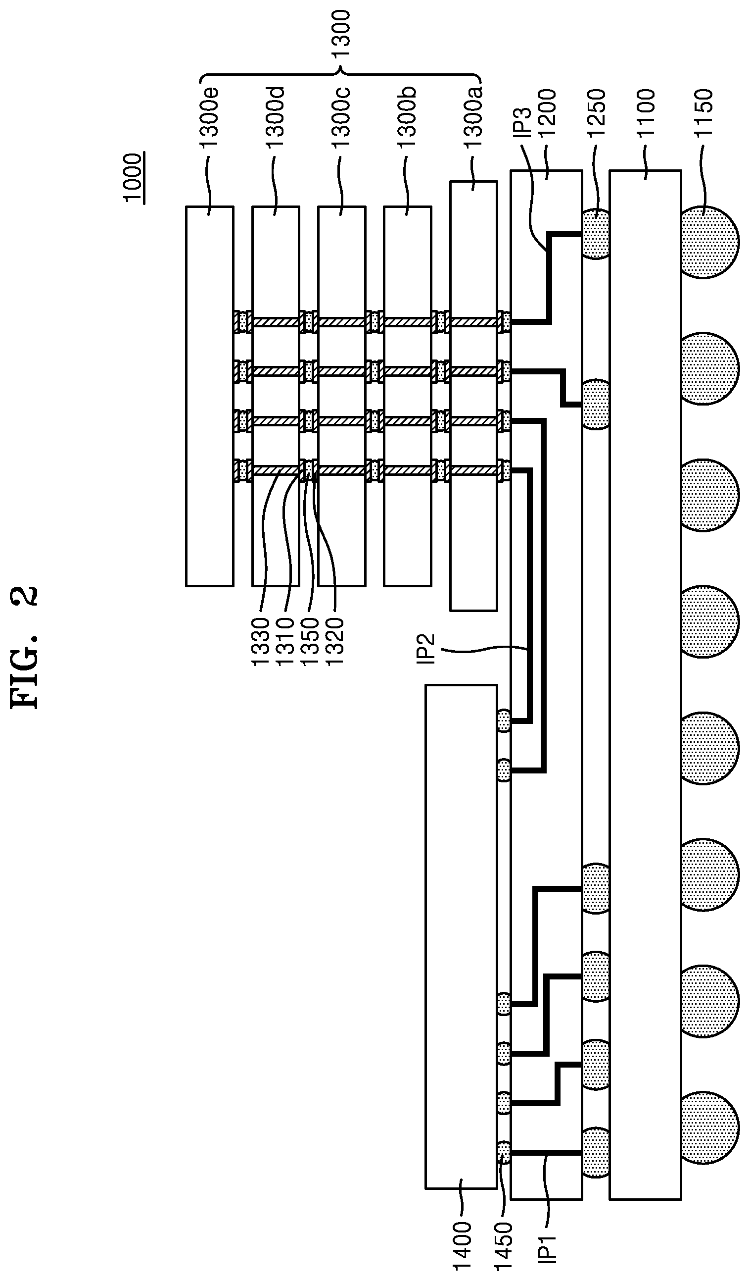 Patent US12107034 Figure 2 – Semiconductor chip and semiconductor package including same