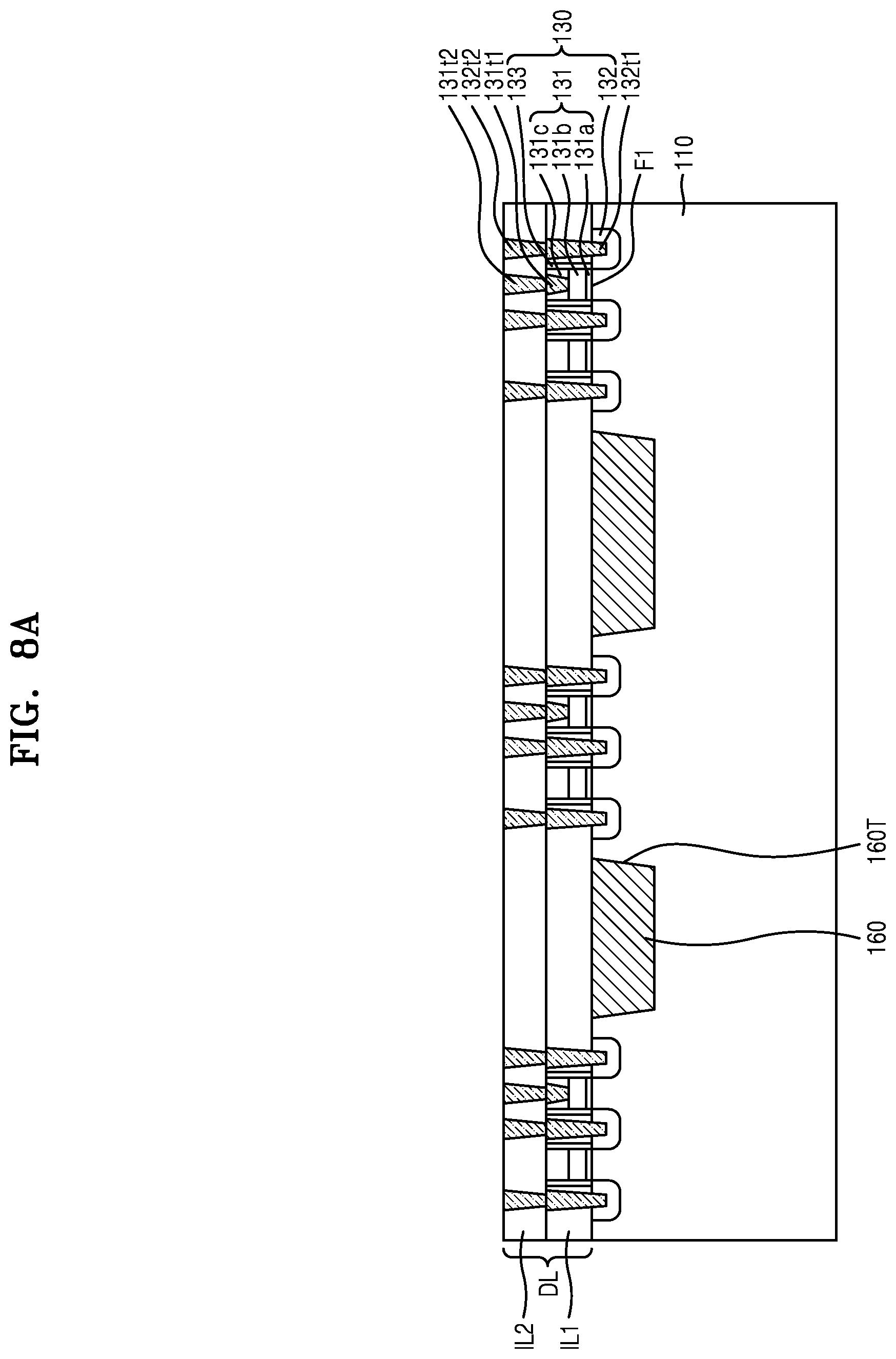 Patent US12107034 Figure 8 – Semiconductor chip and semiconductor package including same
