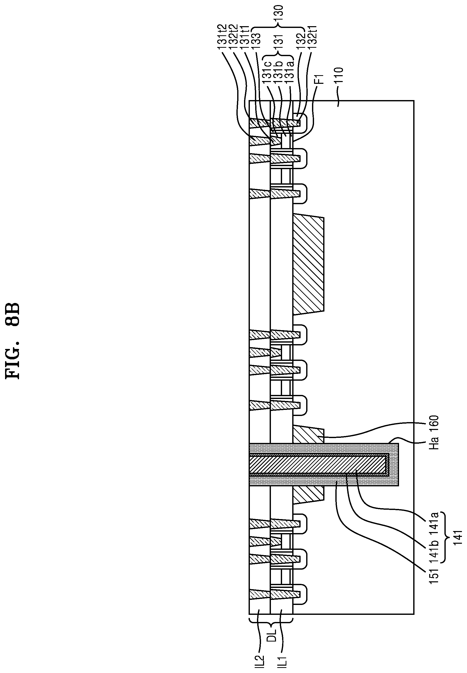 Patent US12107034 Figure 9 – Semiconductor chip and semiconductor package including same