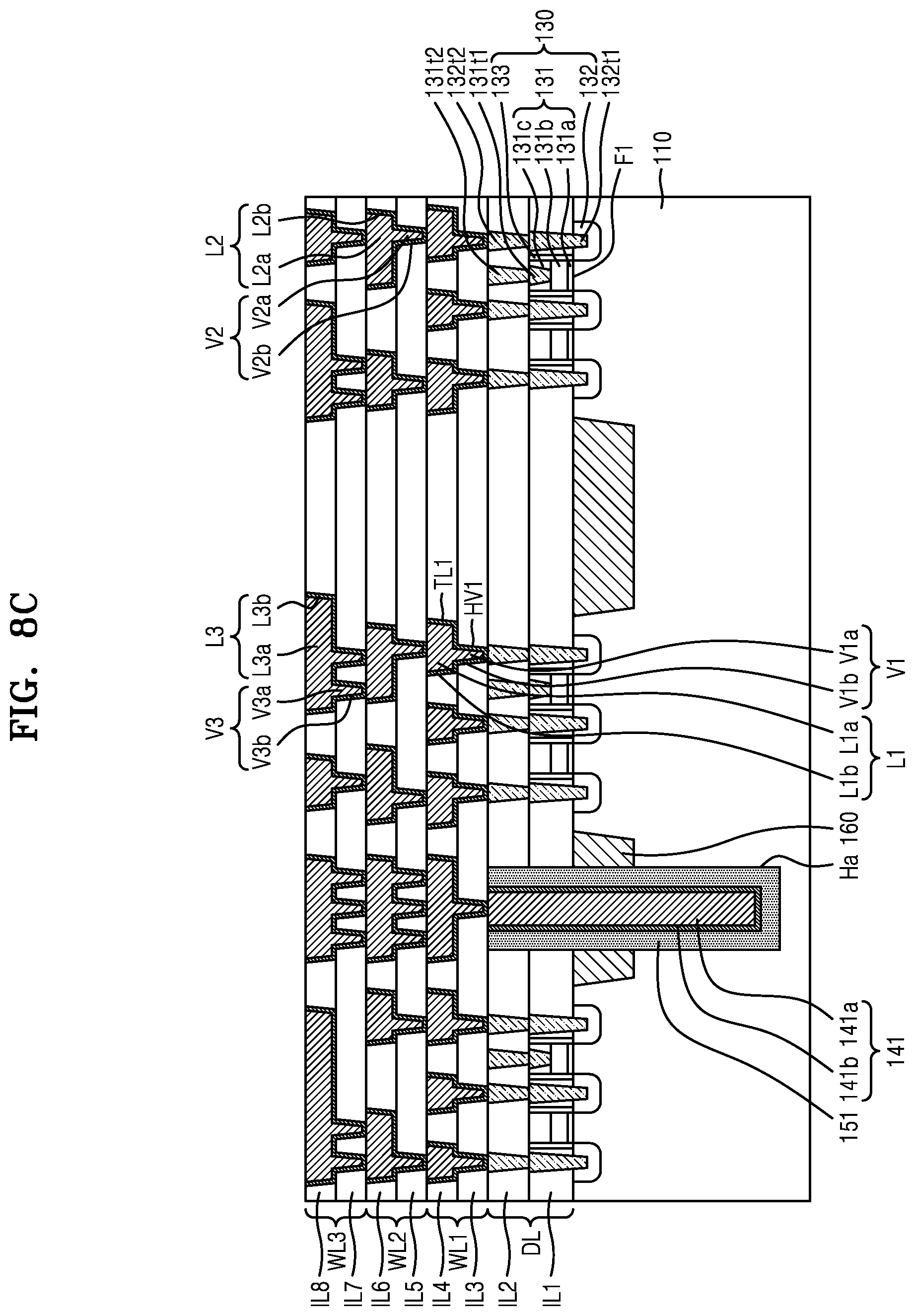 Patent US12107034 Figure 10 – Semiconductor chip and semiconductor package including same