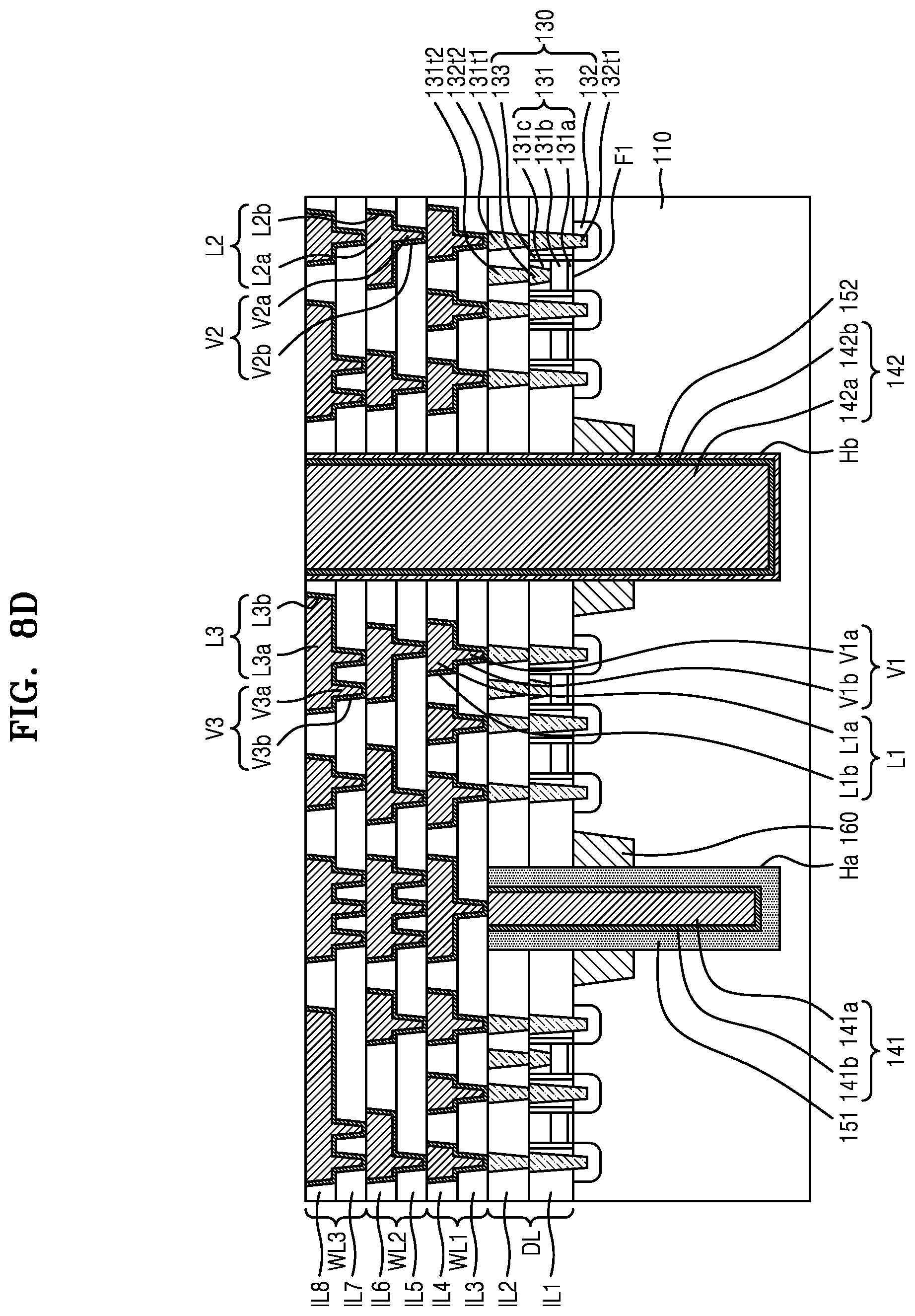 Patent US12107034 Figure 11 – Semiconductor chip and semiconductor package including same