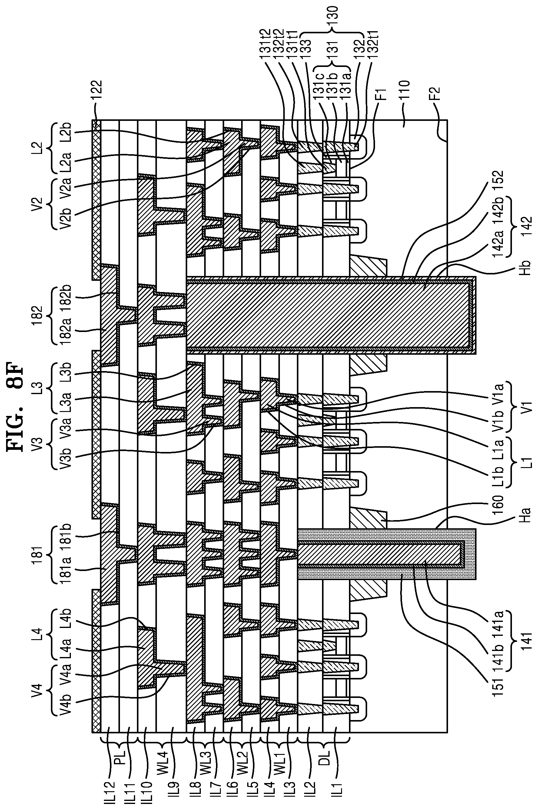 Patent US12107034 Figure 13 – Semiconductor chip and semiconductor package including same