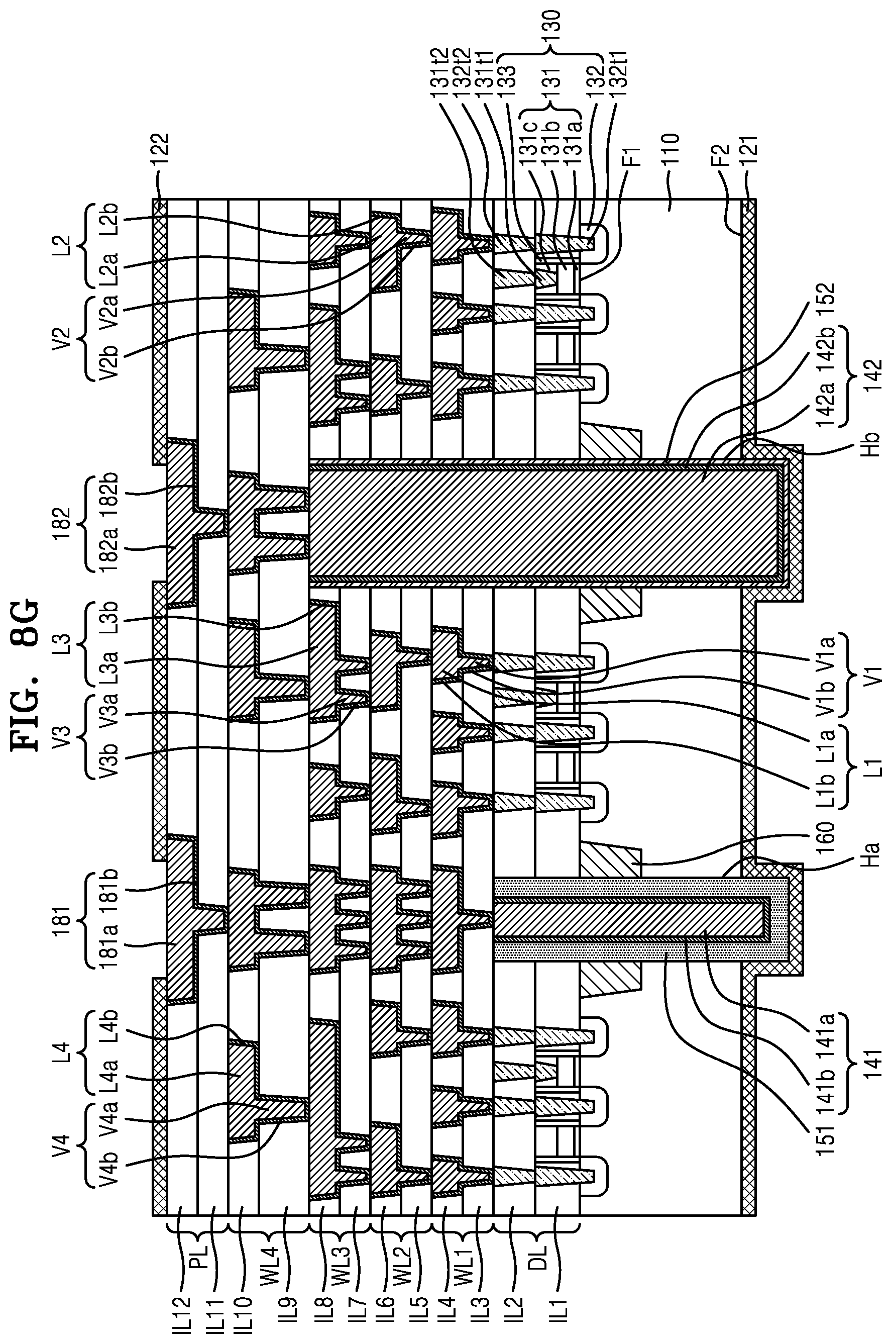 Patent US12107034 Figure 14 – Semiconductor chip and semiconductor package including same