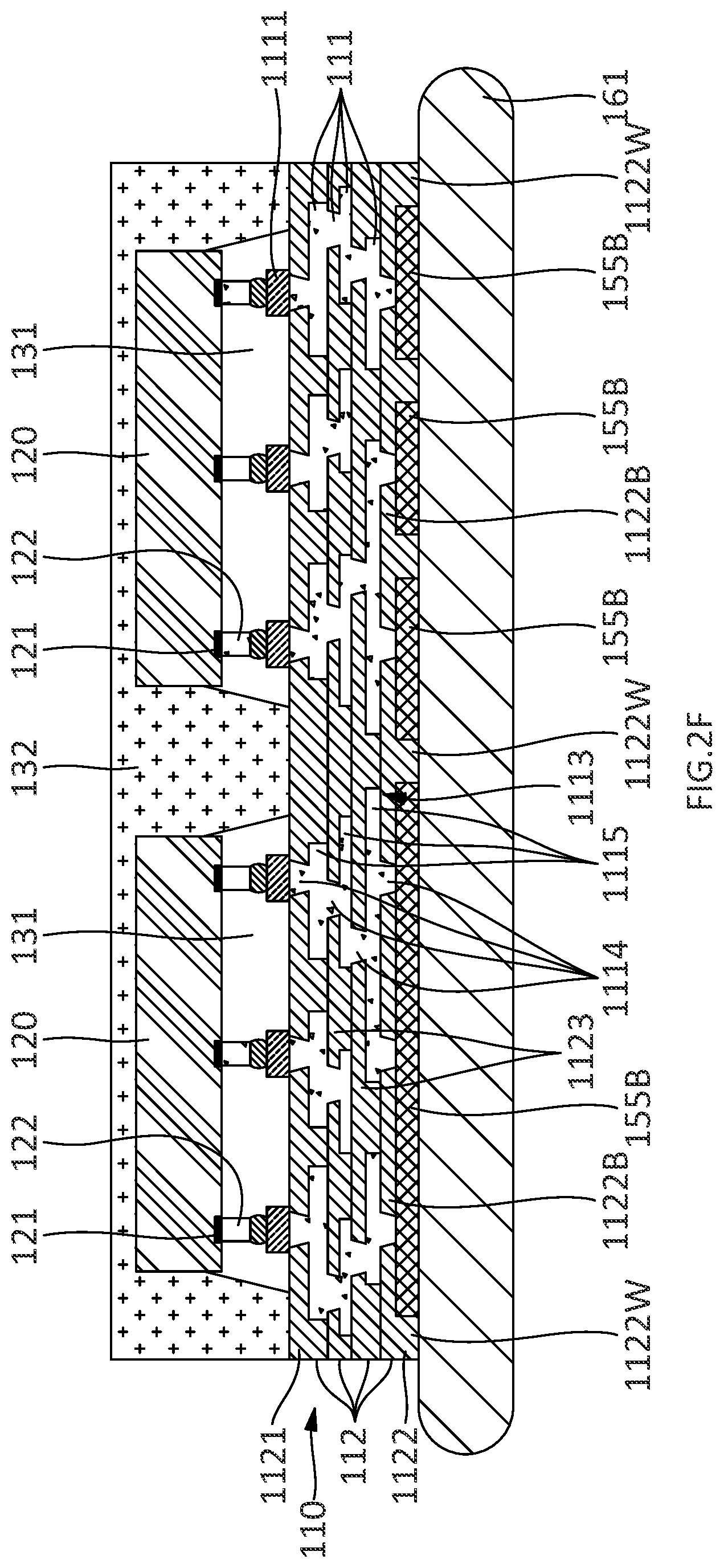 Patent US12107037 Figure 6 – Semiconductor devices and methods of manufacturing electronic devices