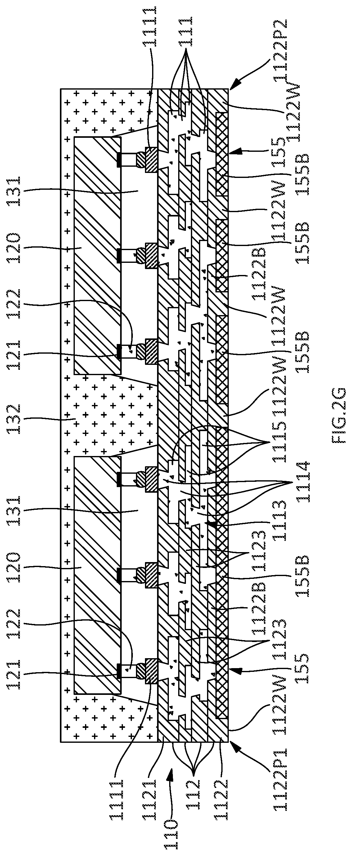 Patent US12107037 Figure 7 – Semiconductor devices and methods of manufacturing electronic devices