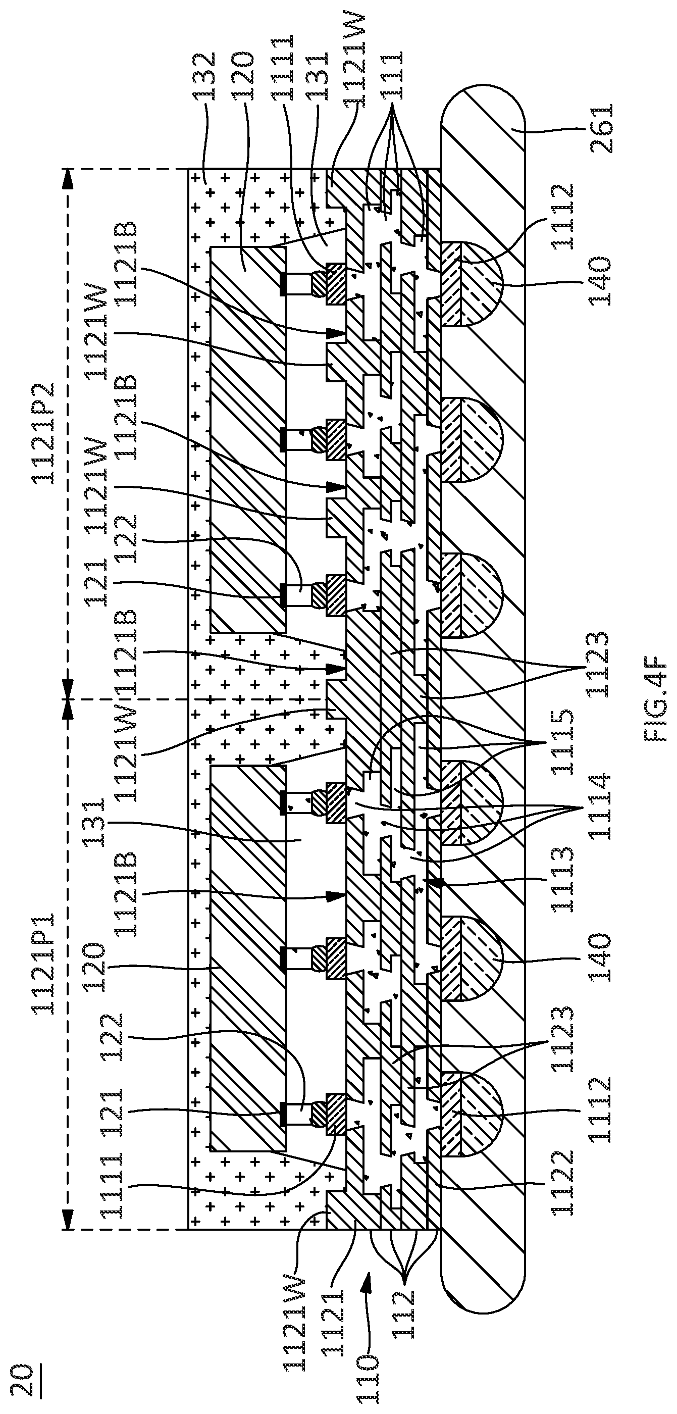 Patent US12107037 Figure 16 – Semiconductor devices and methods of manufacturing electronic devices