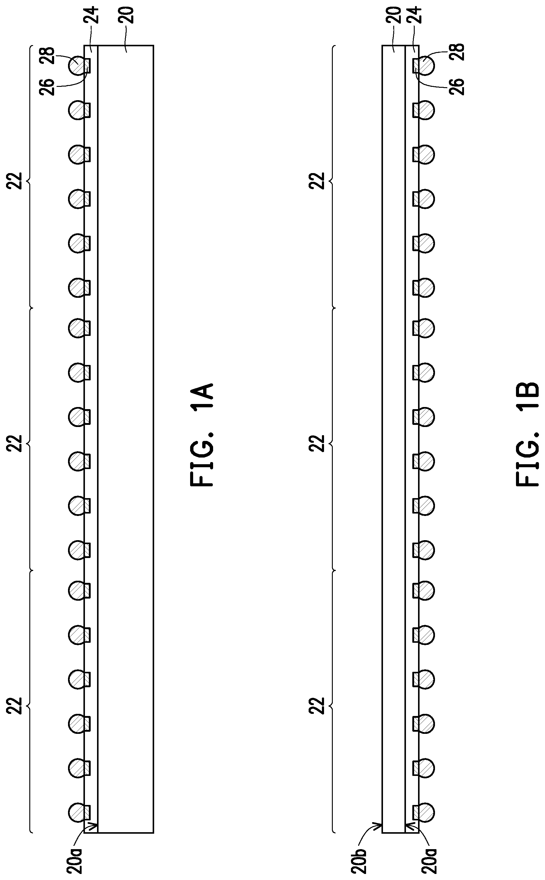 Patent US12107038 Figure 1 – Semiconductor packages