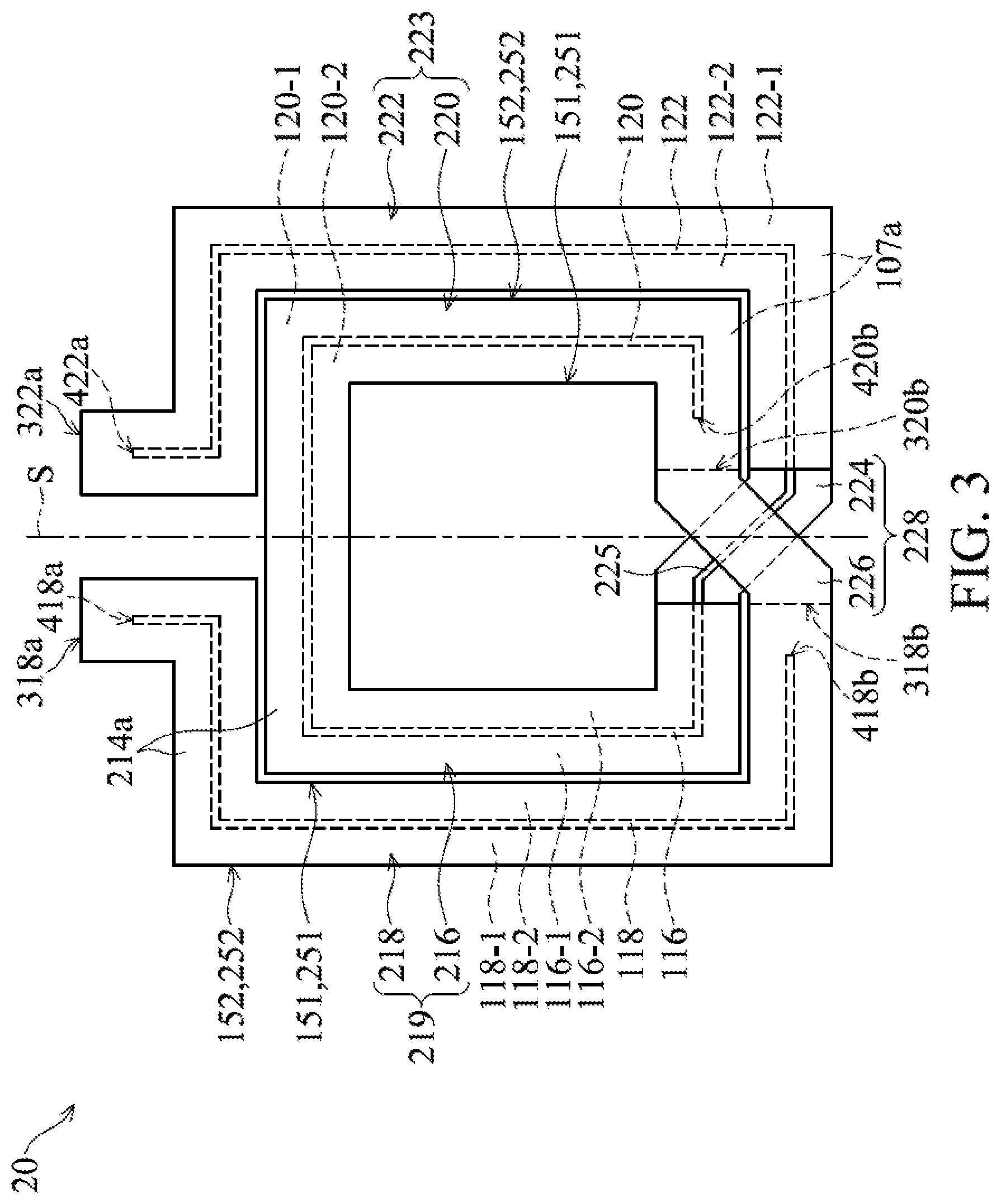 Patent US12107043 Figure 3 – Multilayer-type on-chip inductor structure