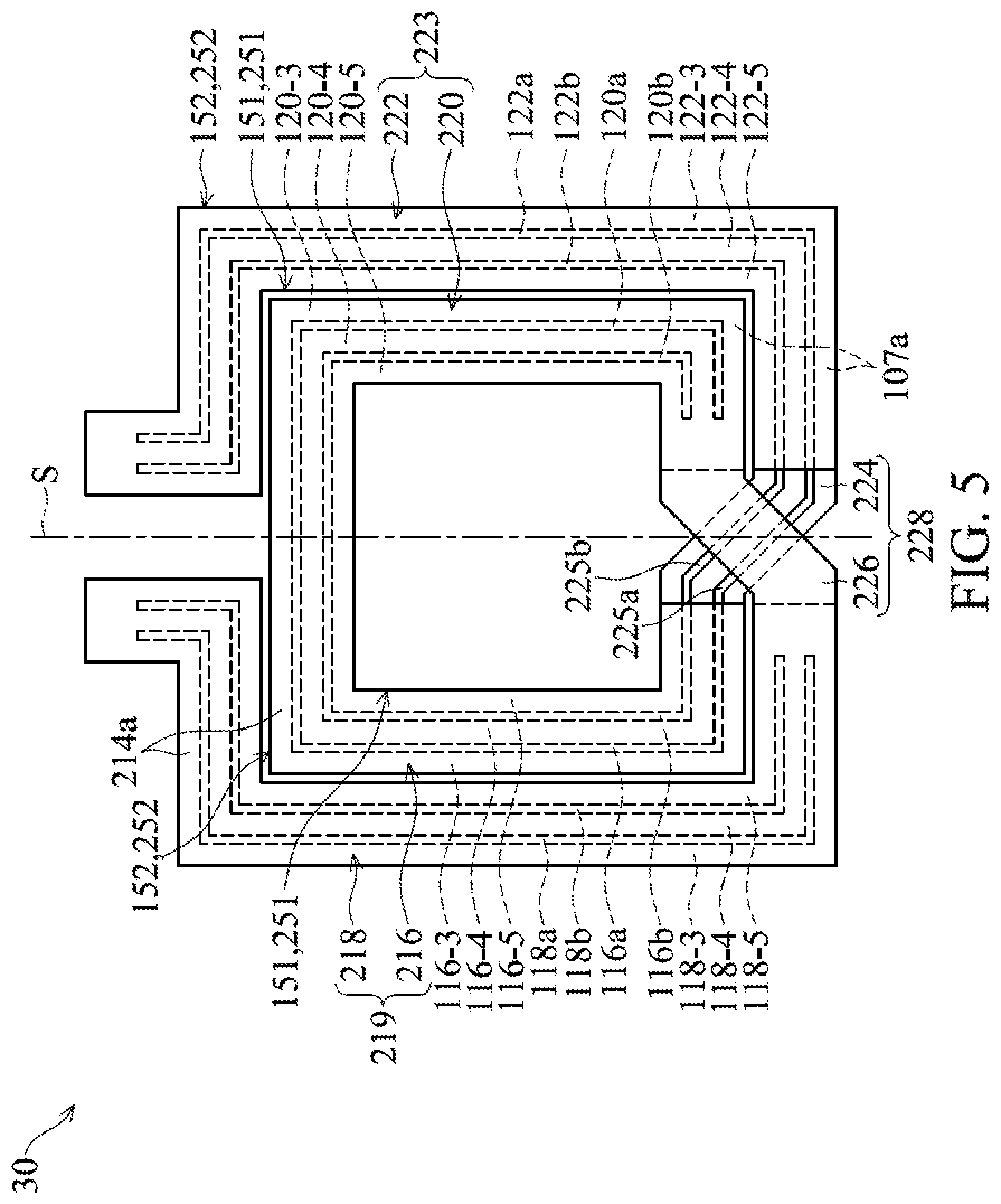 Patent US12107043 Figure 6 – Multilayer-type on-chip inductor structure