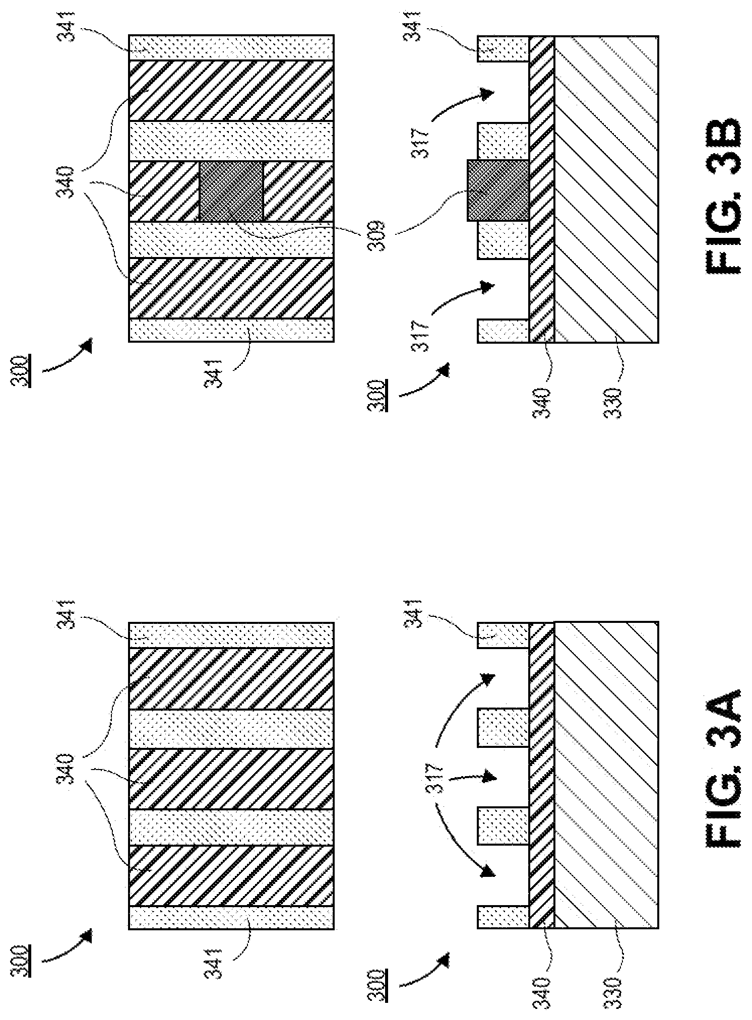Patent US12107044 Figure 4 – Metal oxycarbide resists as leave behind plugs