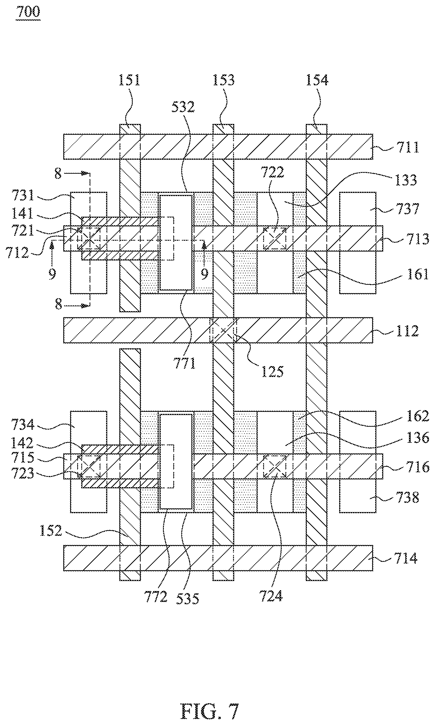 Patent US12107045 Figure 6 – Middle-end-of-line strap for standard cell