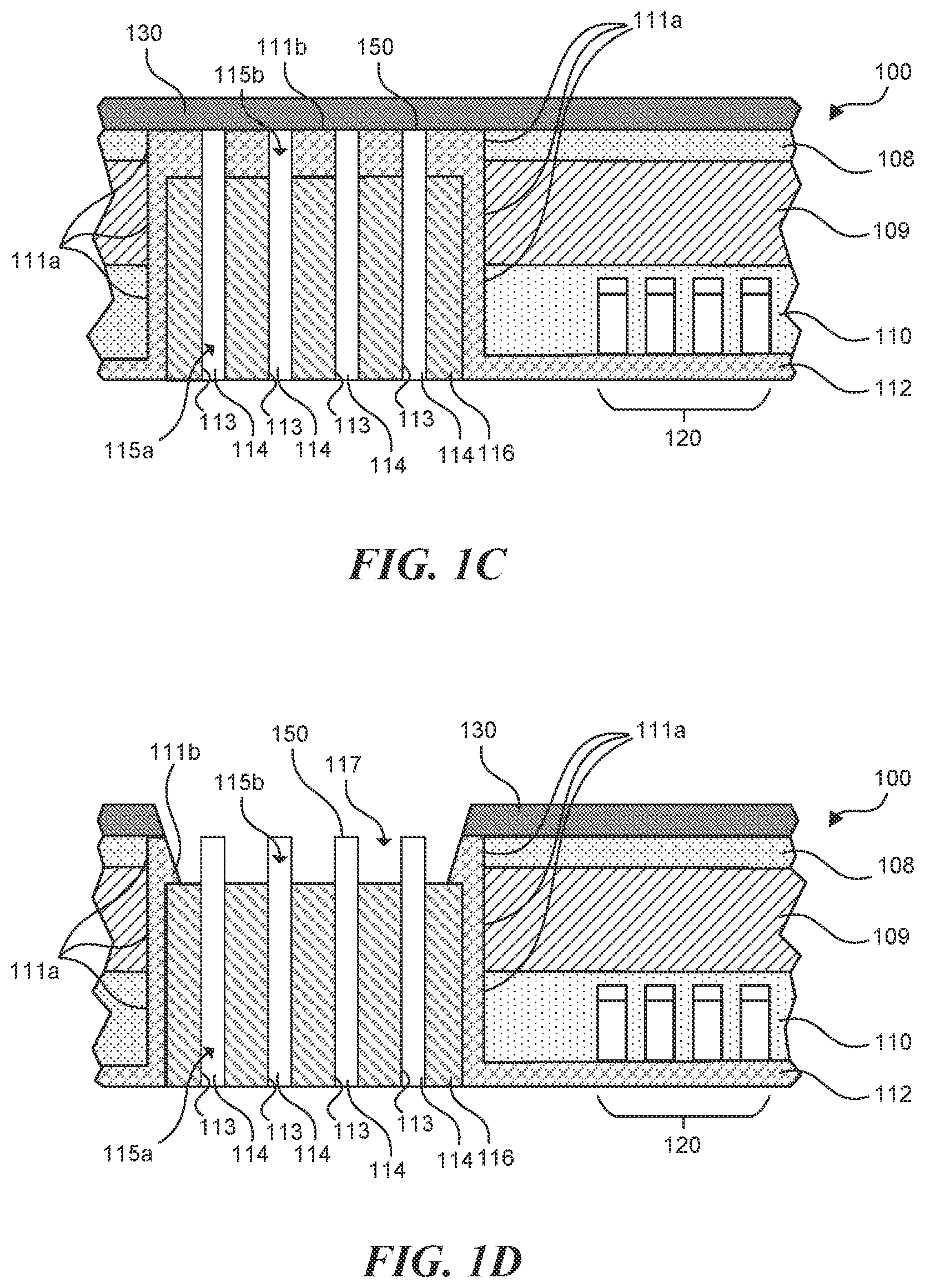 Patent US12107050 Figure 2 – Front end of line interconnect structures and associated systems and methods