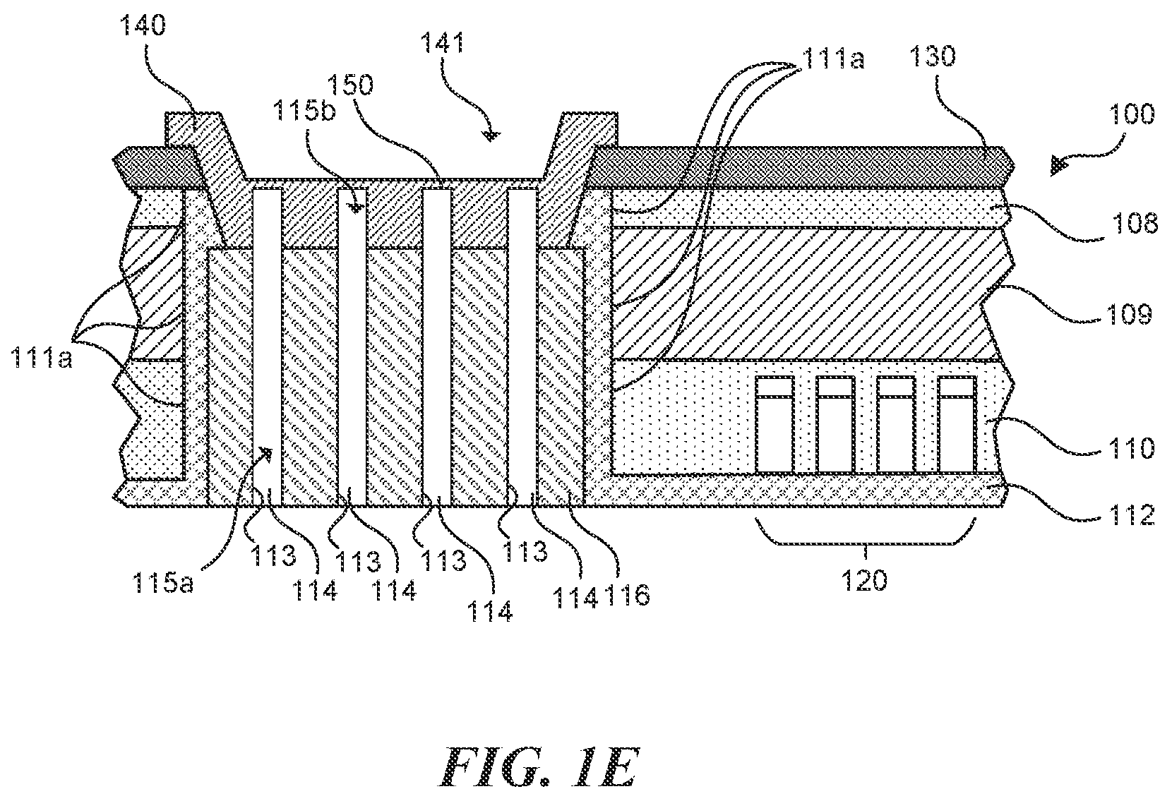Patent US12107050 Figure 3 – Front end of line interconnect structures and associated systems and methods
