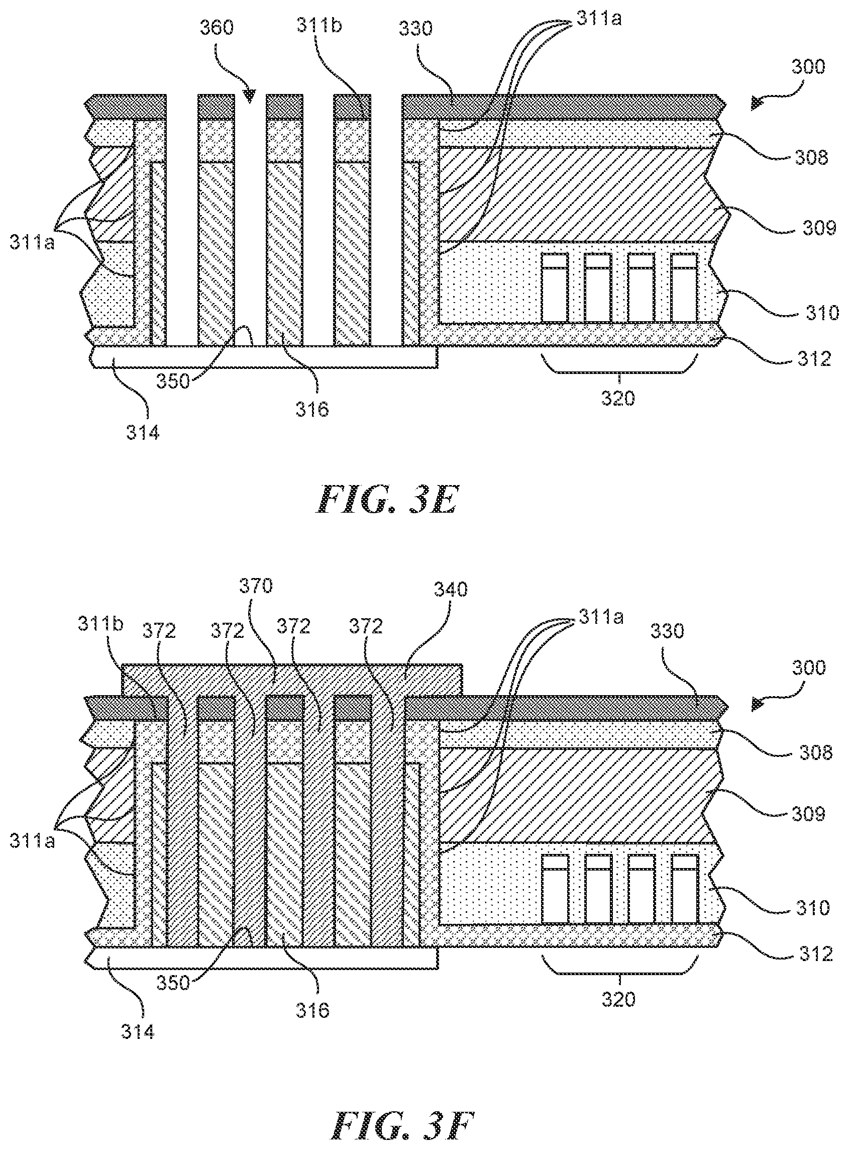 Patent US12107050 Figure 8 – Front end of line interconnect structures and associated systems and methods