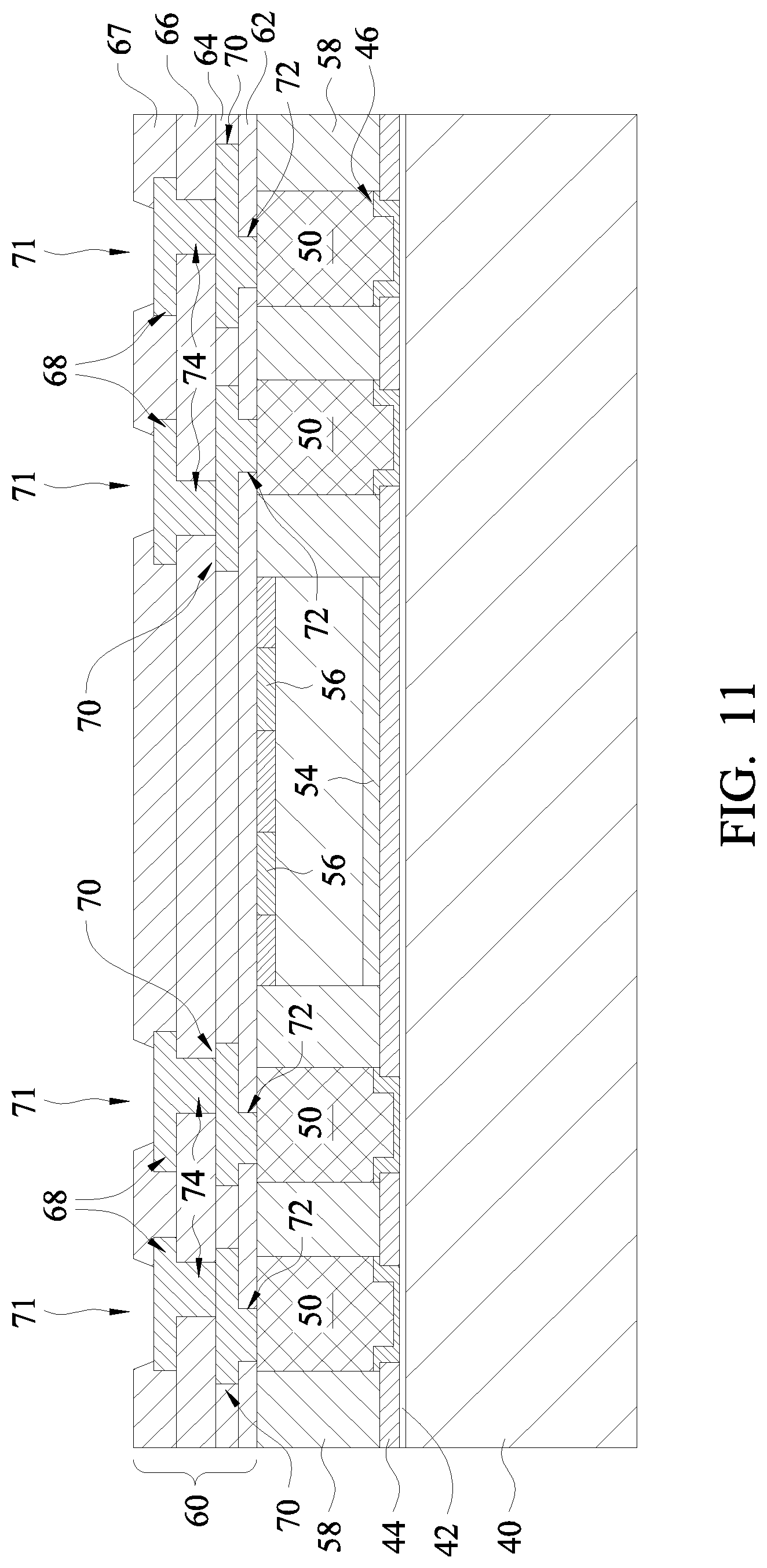 Patent US12107051 Figure 9 – Method of forming semiconductor packages having through package vias