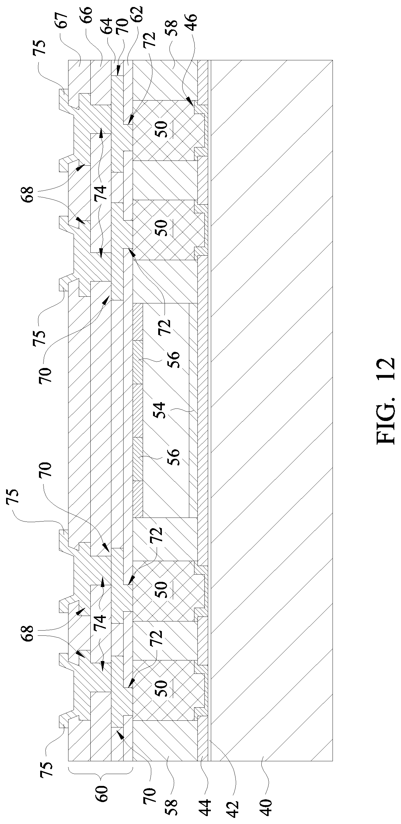 Patent US12107051 Figure 10 – Method of forming semiconductor packages having through package vias