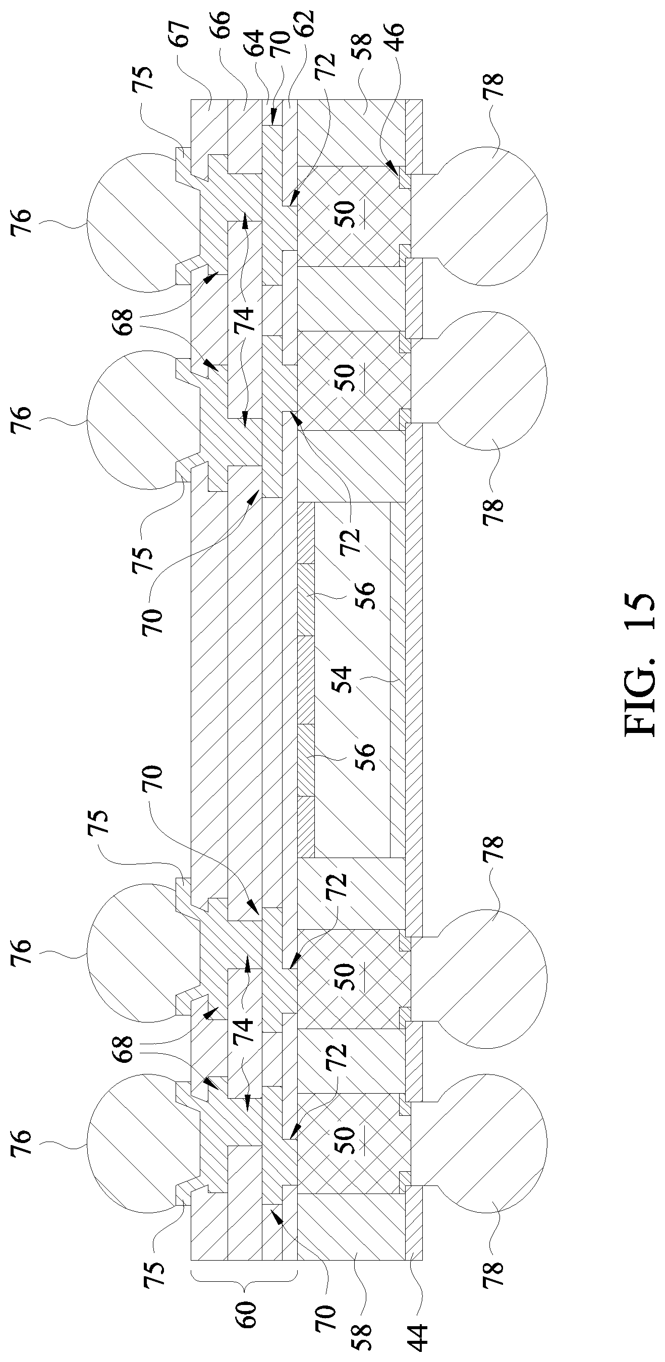 Patent US12107051 Figure 13 – Method of forming semiconductor packages having through package vias