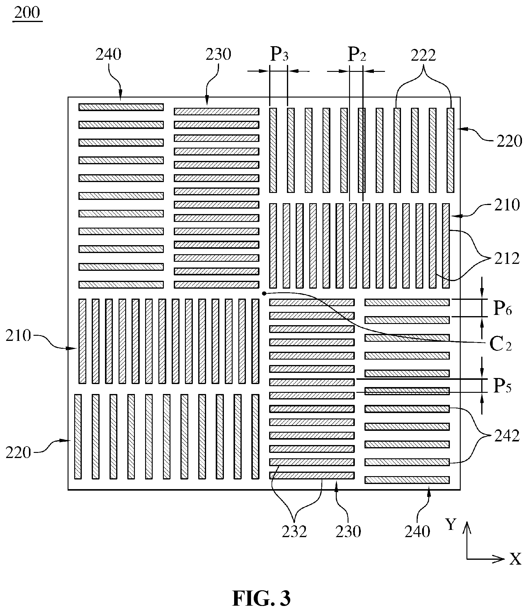 Patent US12107052 Figure 3 – Overlay mark forming Moire pattern, overlay measurement method using same, overlay measurement apparatus using same, and manufacturing method of semiconductor device using same