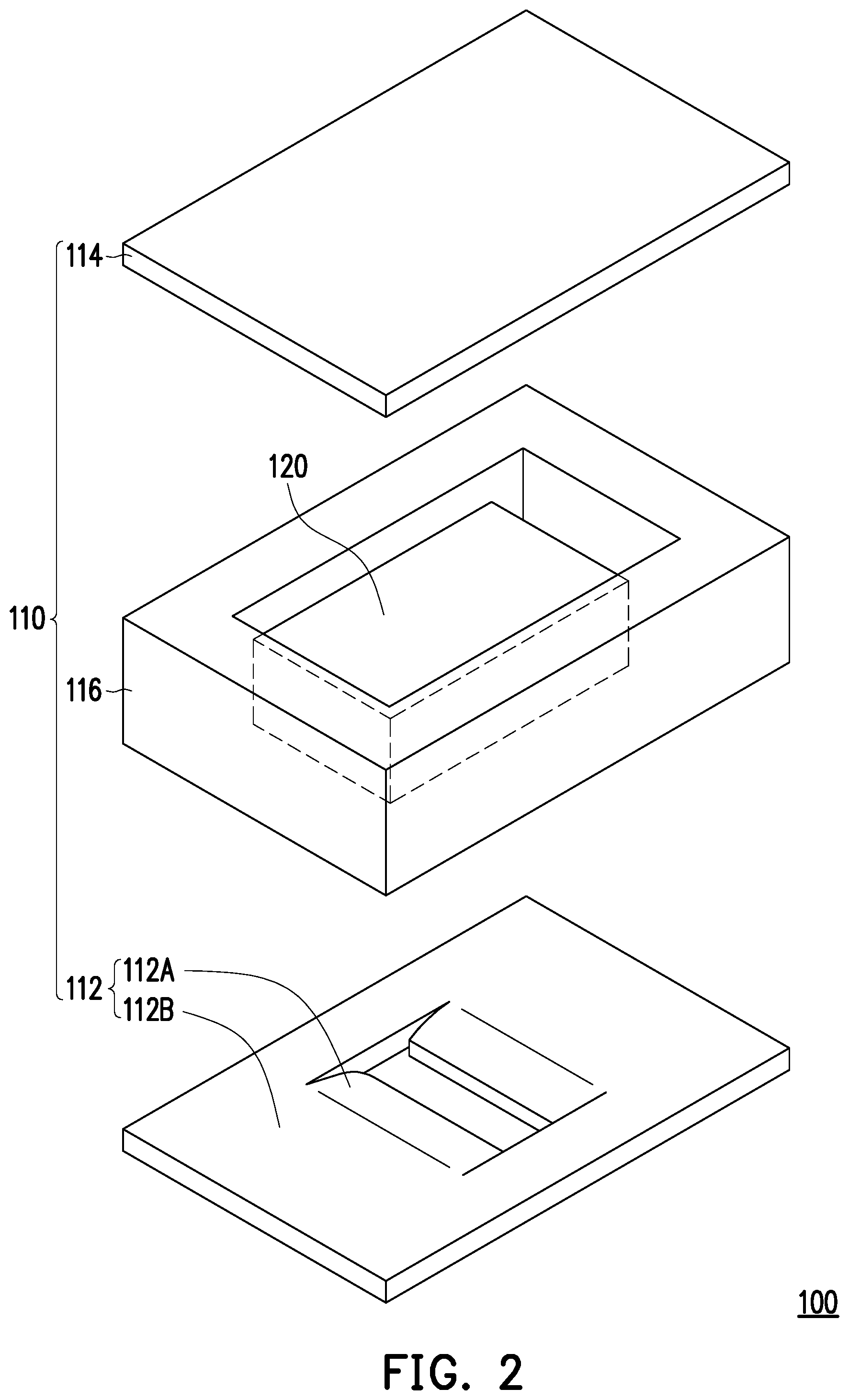 Patent US12107054 Figure 2 – Semiconductor package, semiconductor device and shielding housing of semiconductor package