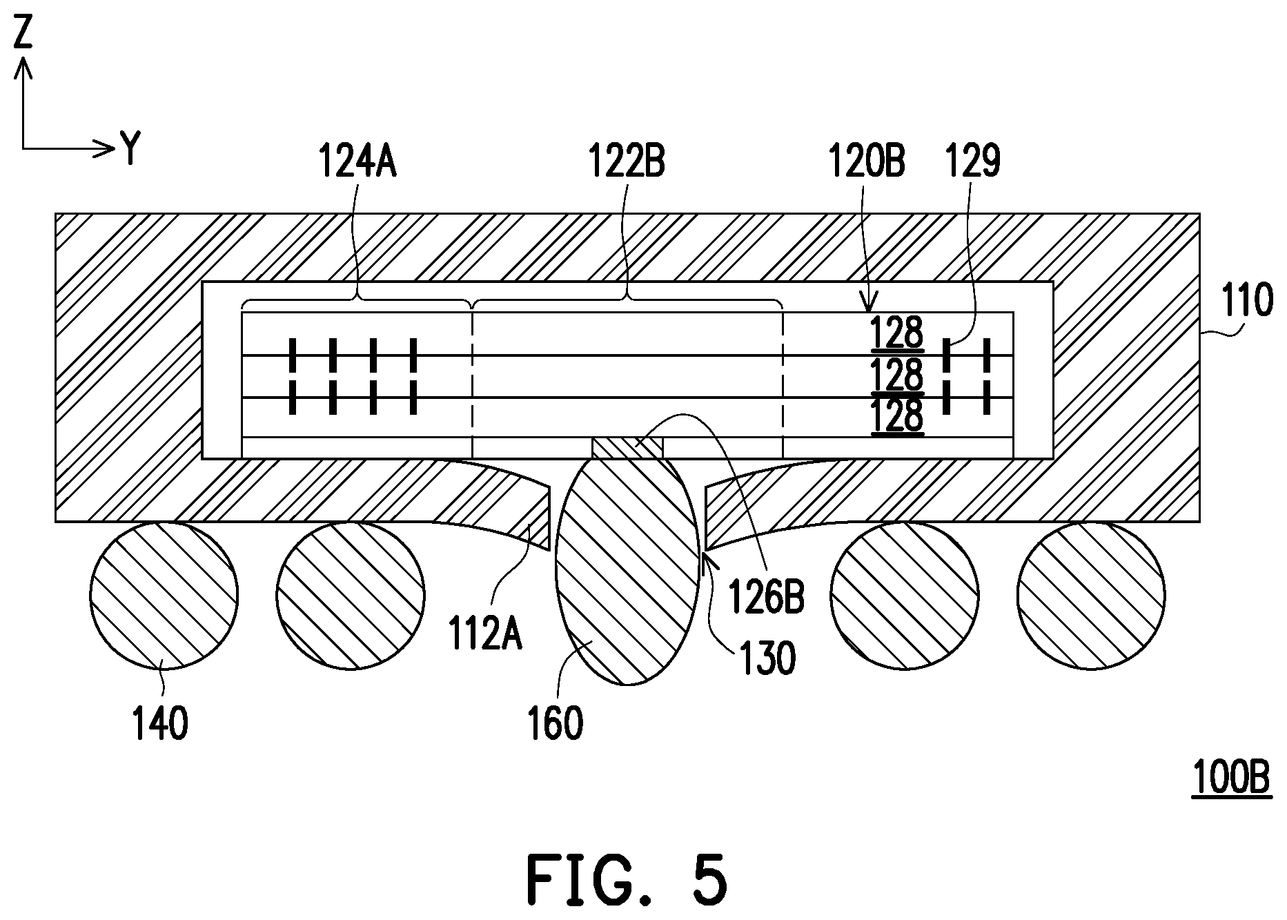 Patent US12107054 Figure 4 – Semiconductor package, semiconductor device and shielding housing of semiconductor package