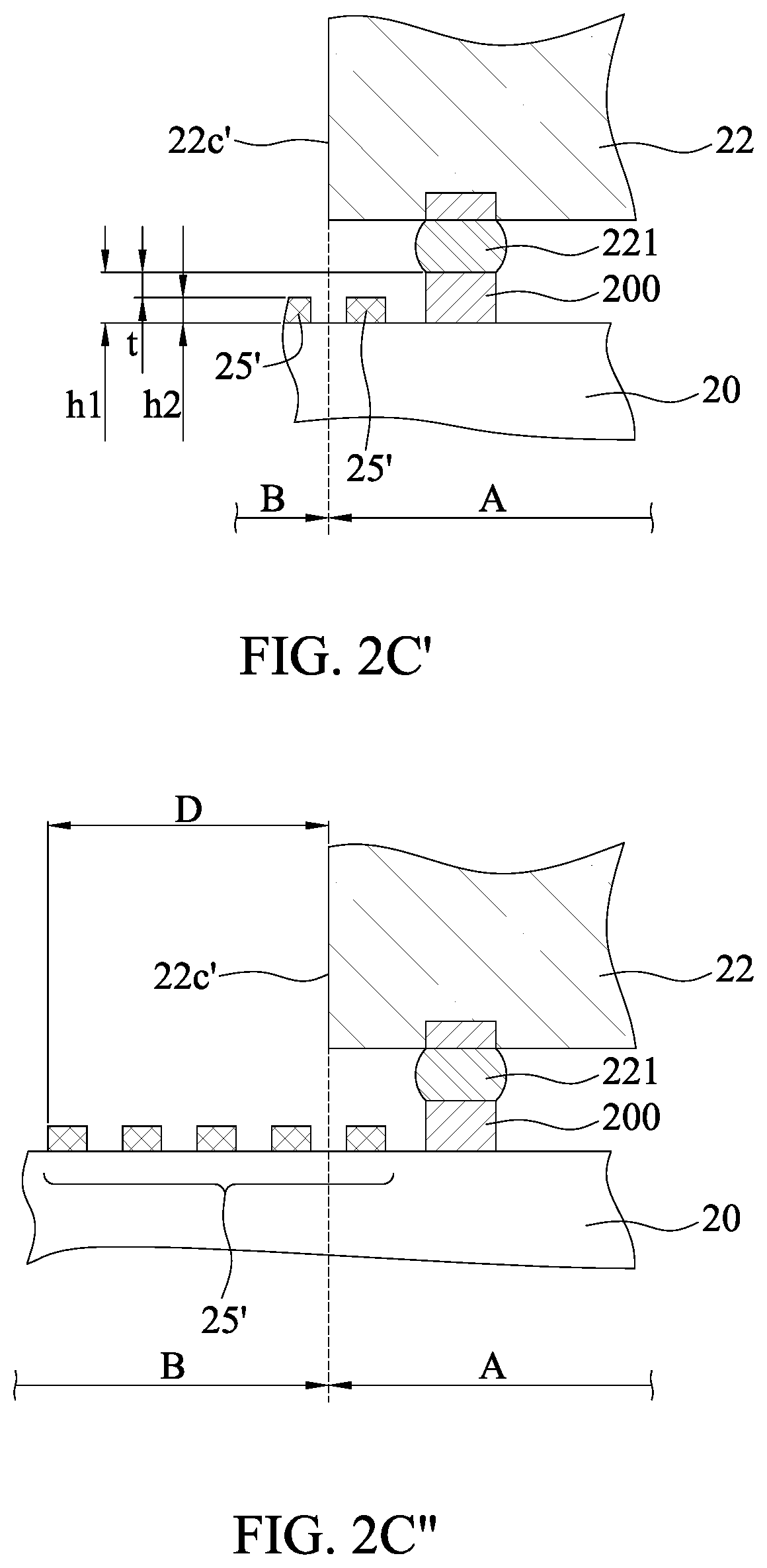 Patent US12107055 Figure 5 – Electronic package and fabrication method thereof