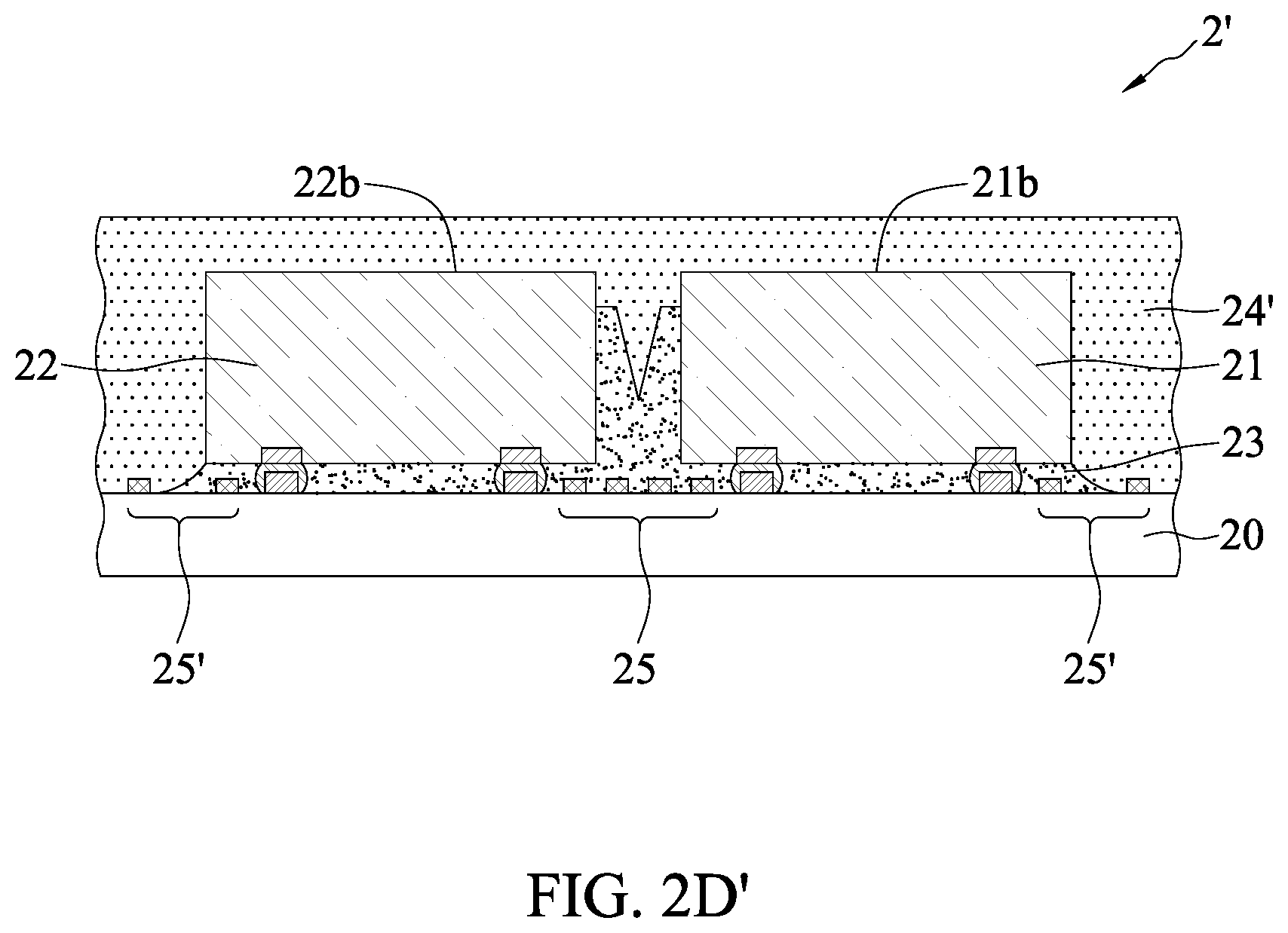 Patent US12107055 Figure 7 – Electronic package and fabrication method thereof