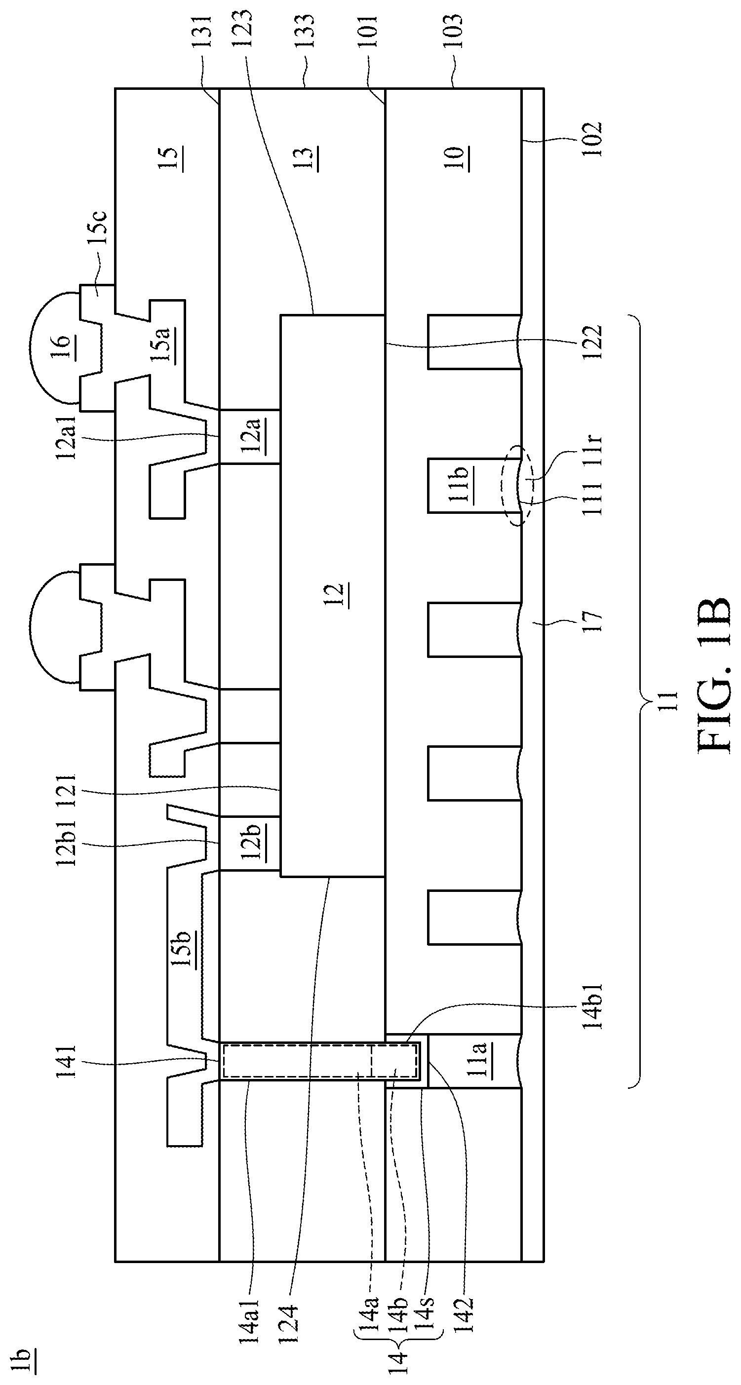 Patent US12107056 Figure 2 – Semiconductor device package and the method of manufacturing the same