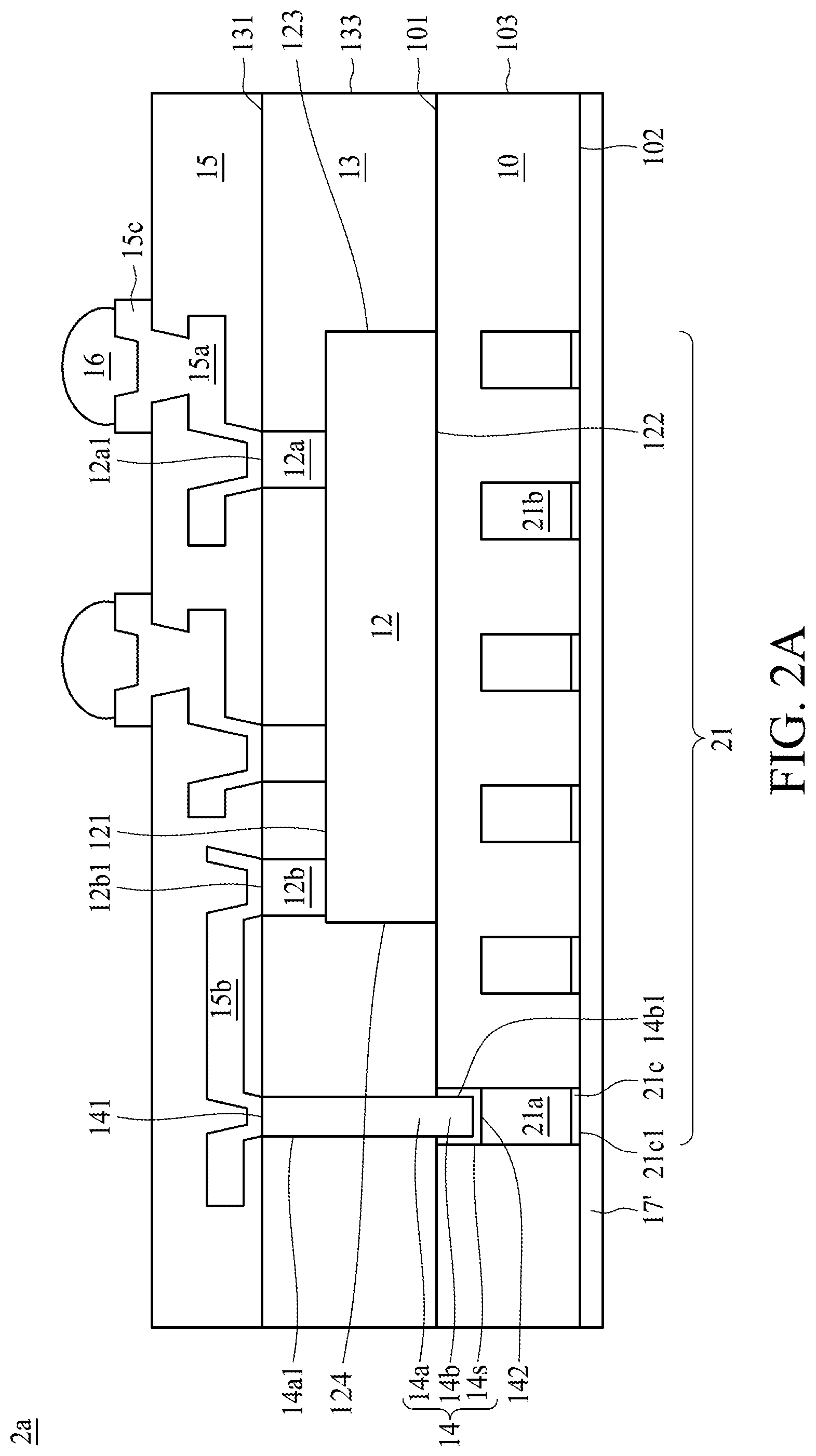 Patent US12107056 Figure 3 – Semiconductor device package and the method of manufacturing the same