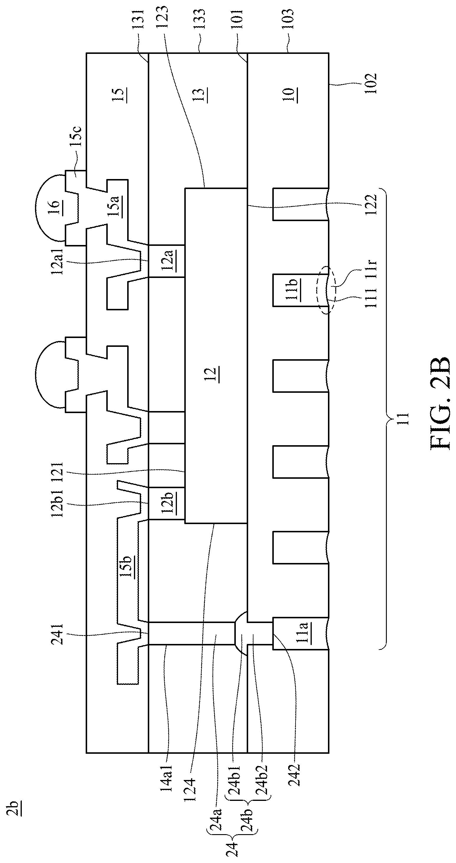Patent US12107056 Figure 4 – Semiconductor device package and the method of manufacturing the same