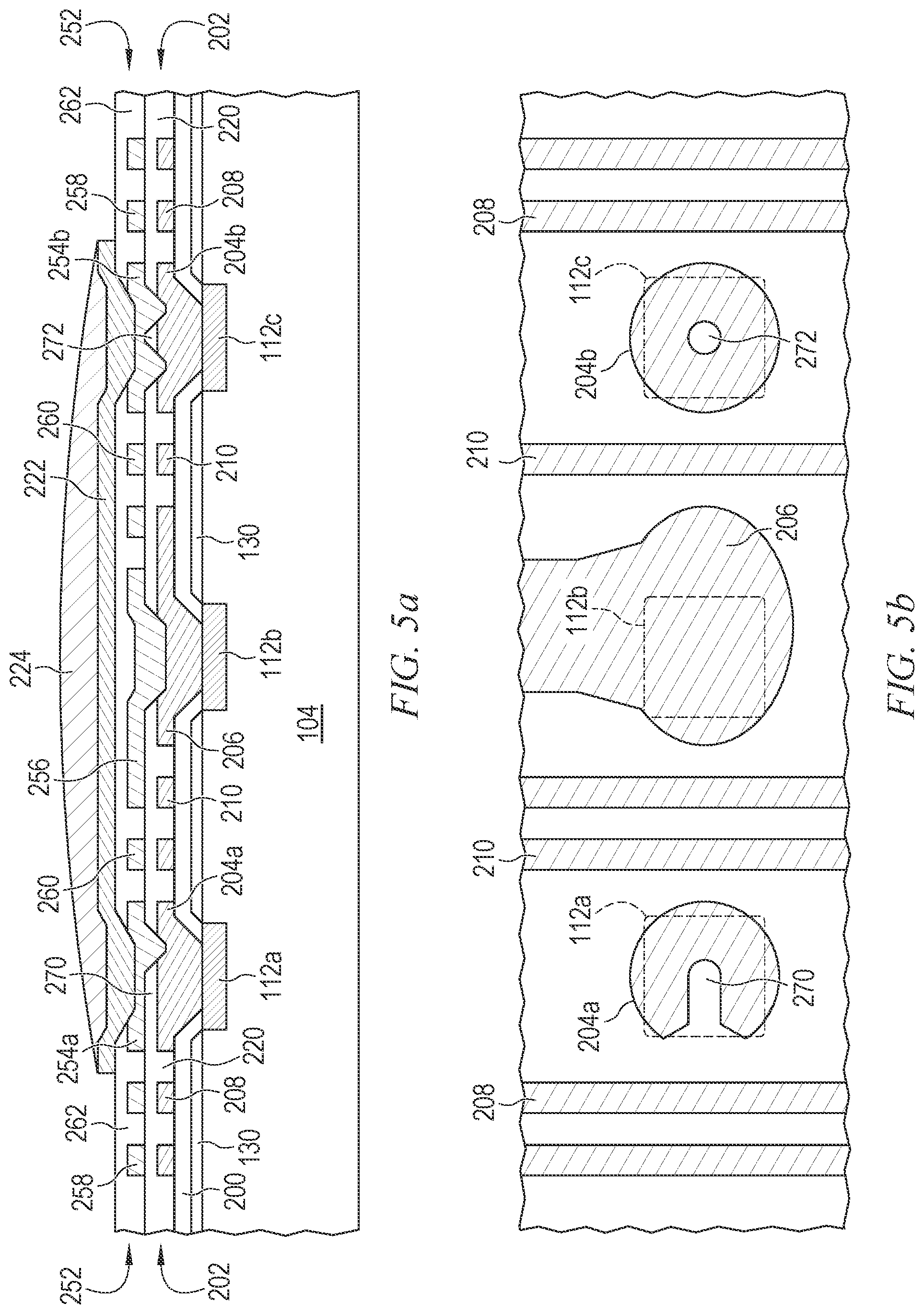 Patent US12107058 Figure 5 – Split RDL connection between die and UBM